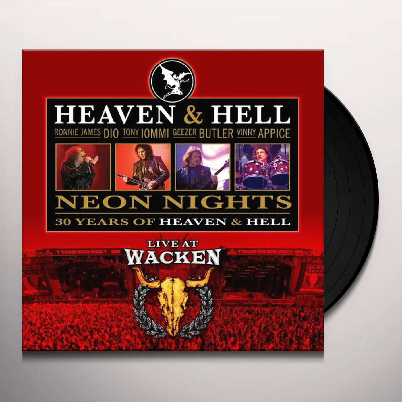Heaven & Hell NEON NIGHTS: LIVE AT WACKEN (TRANSPARENT VINYL) Vinyl Record