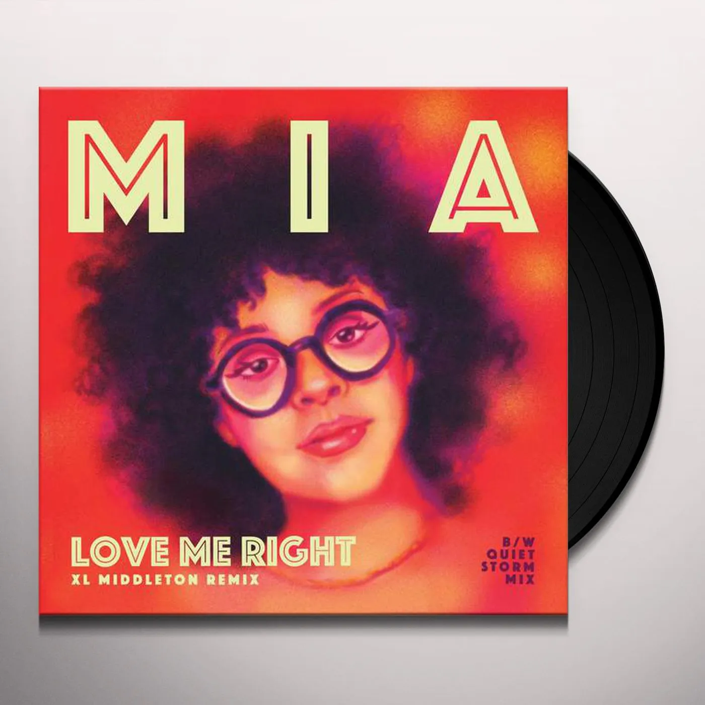 M.I.A. LOVE ME RIGHT (XL MIDDLETON REMIX) Vinyl Record