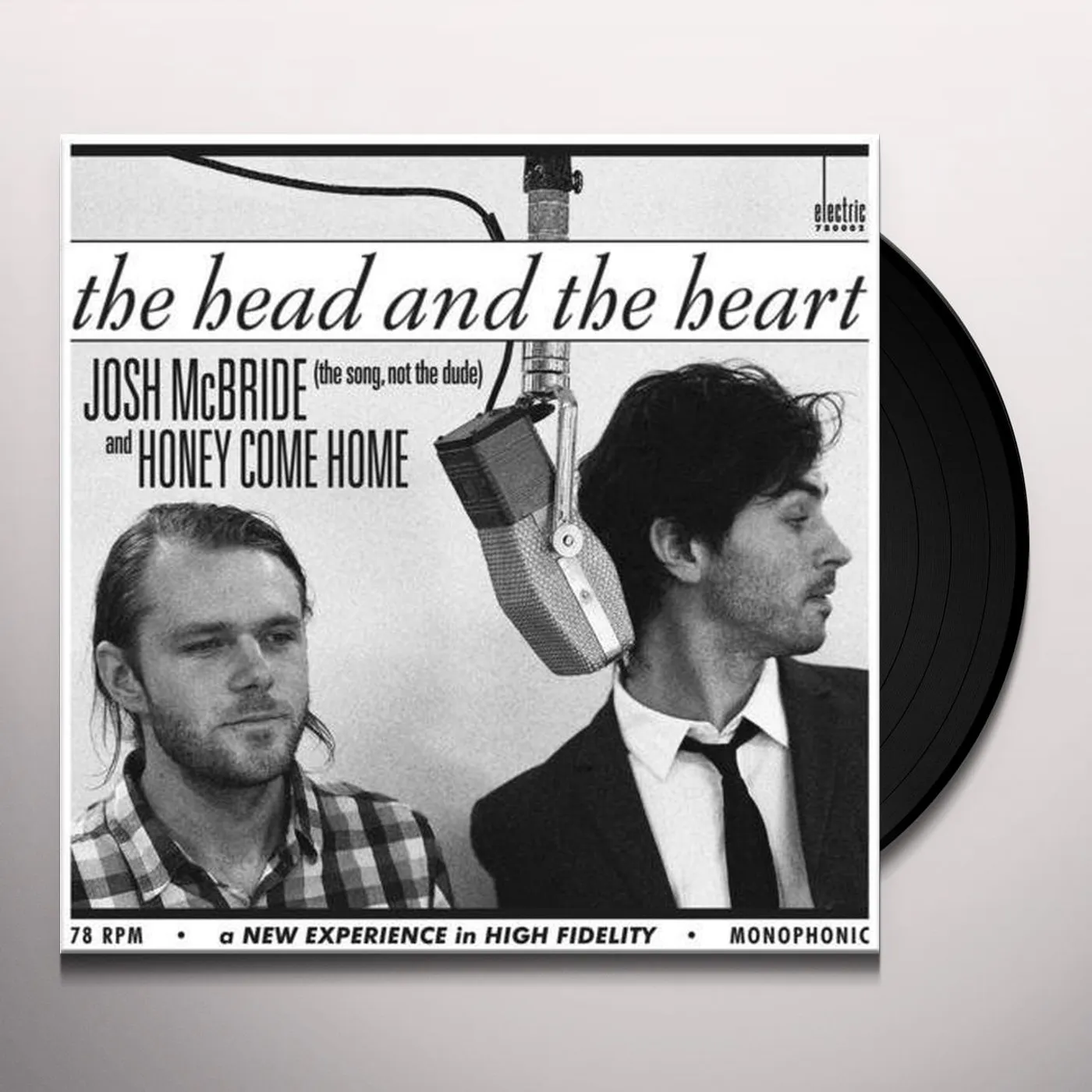 The Head And The Heart JOSH MCBRIDE / HONEY COME HOME Vinyl Record