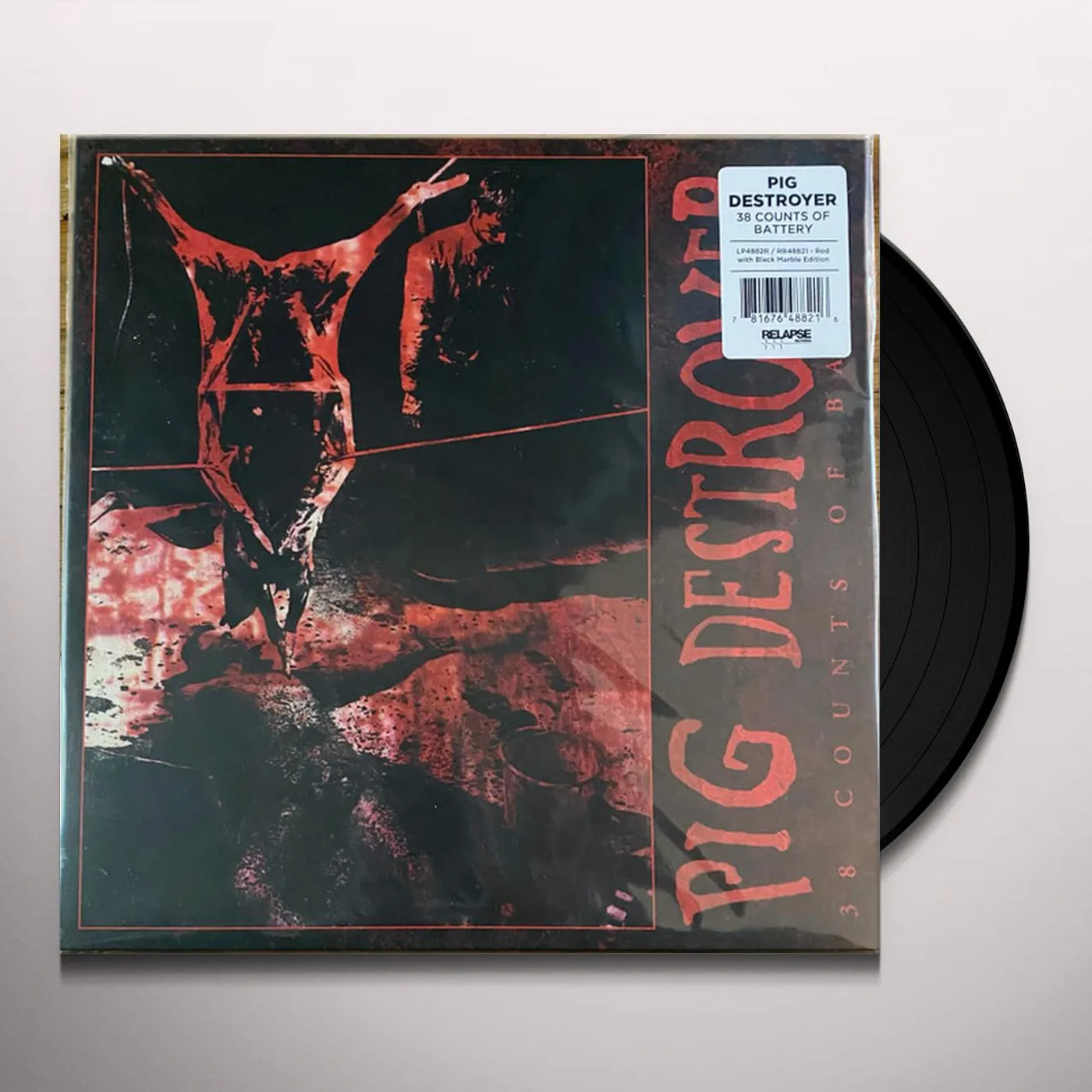 Pig Destroyer 38 Counts of Battery Vinyl Record