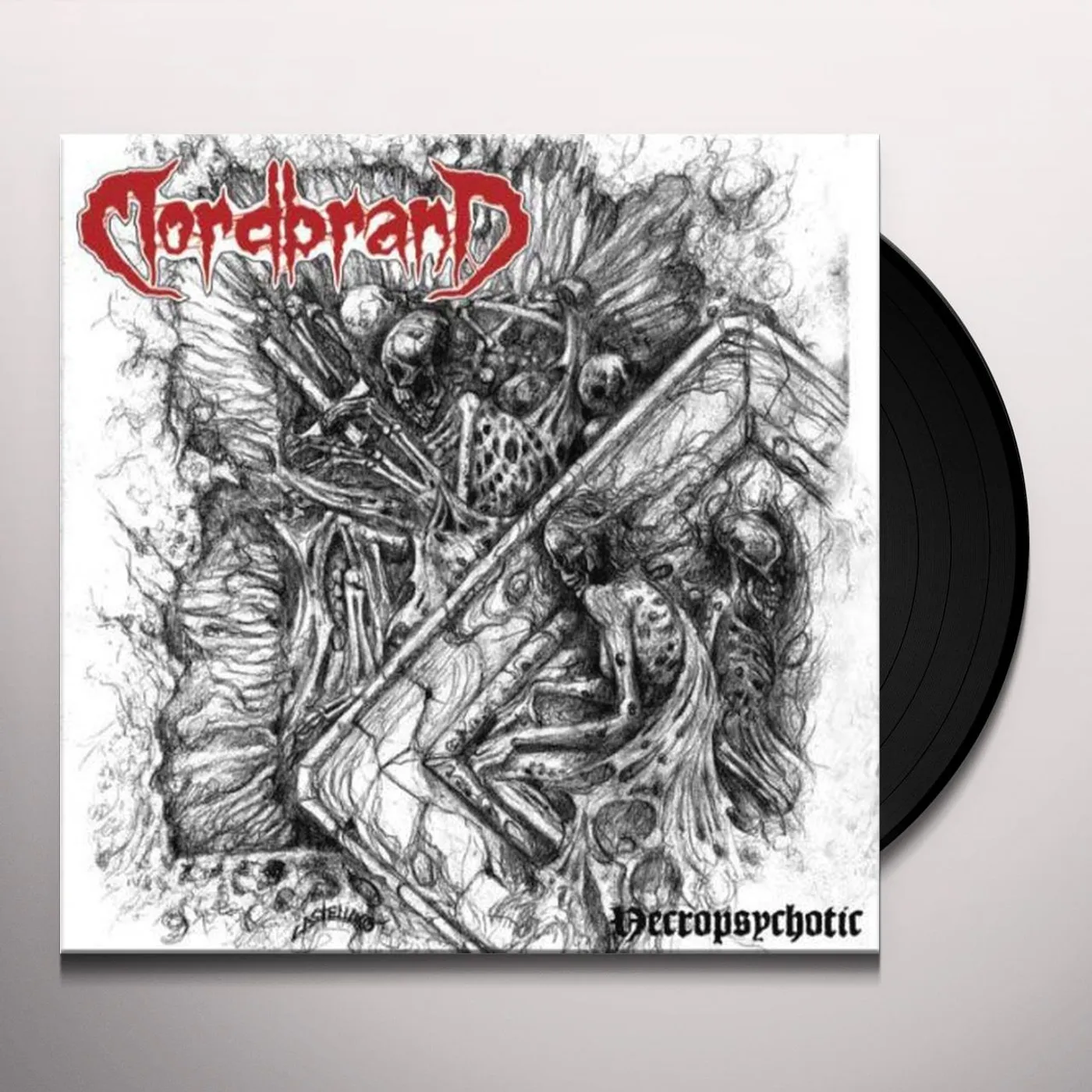 Mordbrand Necropsychotic Vinyl Record