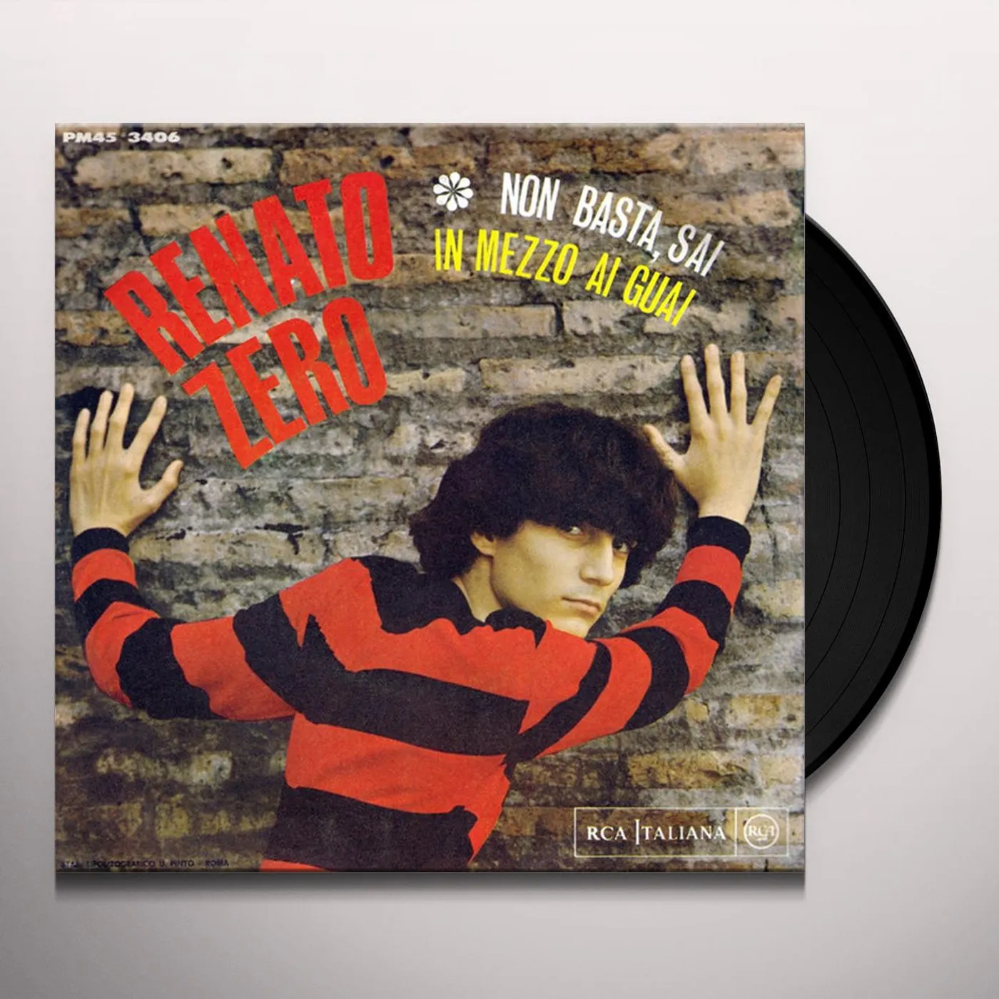 Renato Zero NON BASTA SAI / IN MEZZO AI GUAI Vinyl Record