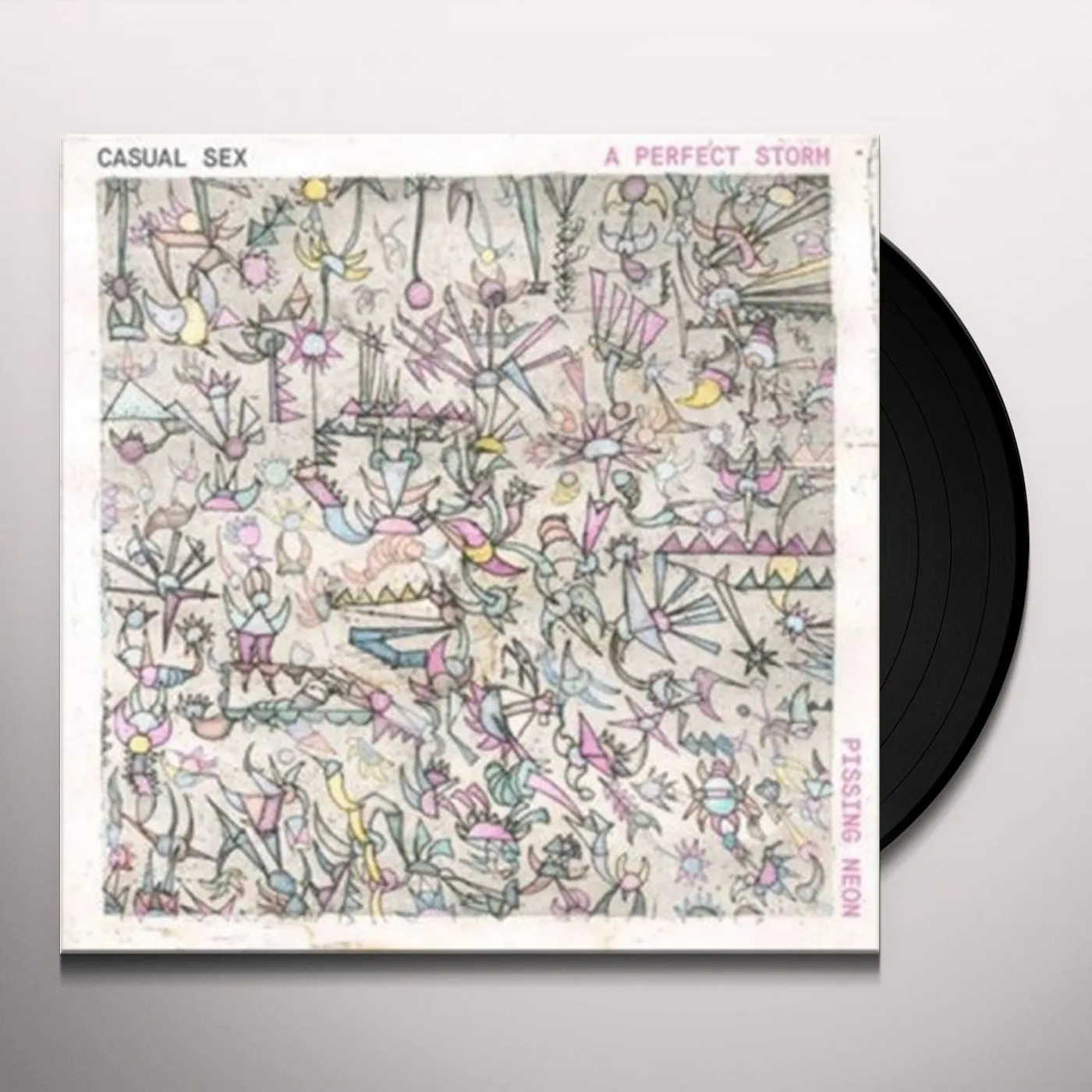 Casual Sex PISSING NEON / A PEFECT STORM Vinyl Record