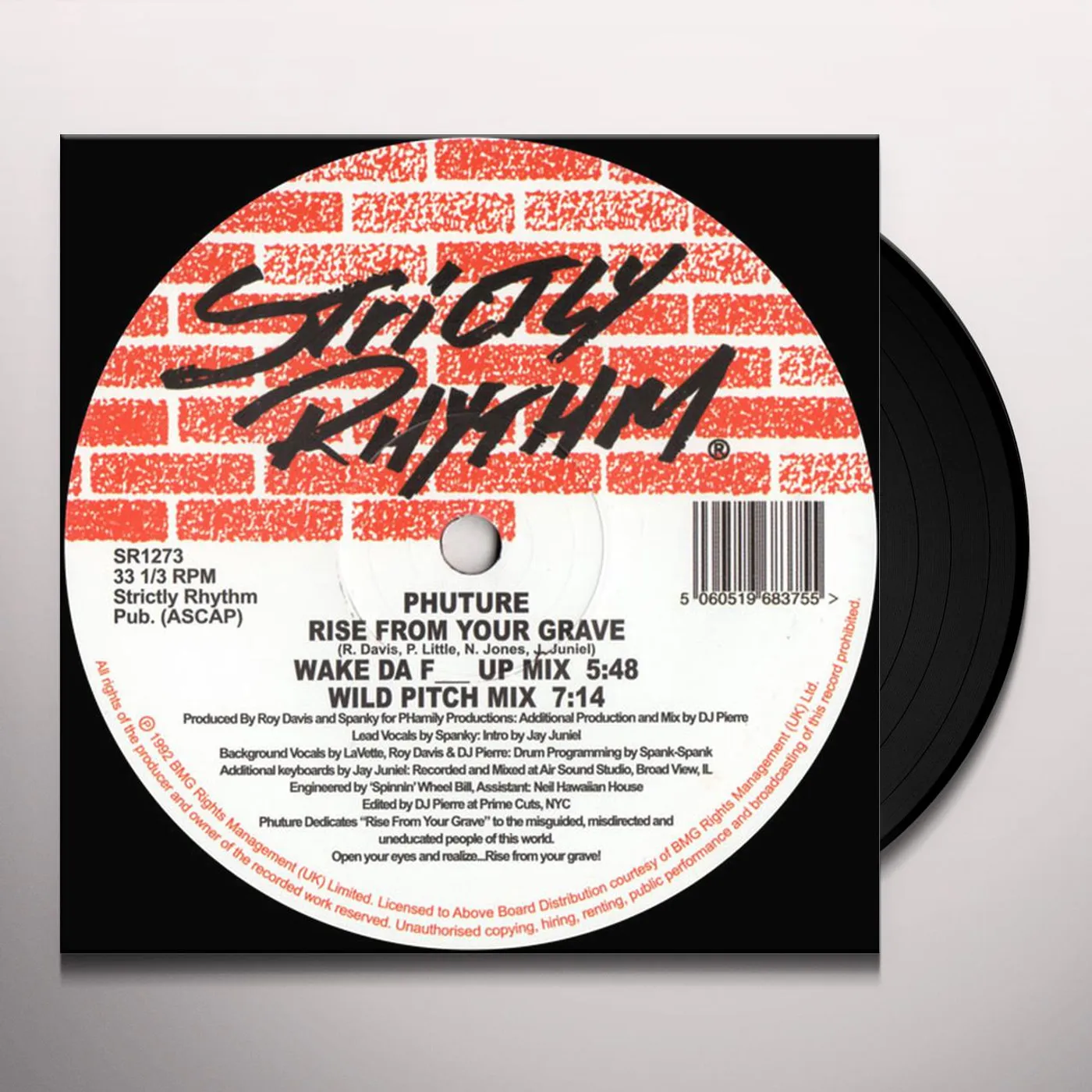 Phuture Rise From Your Grave Vinyl Record