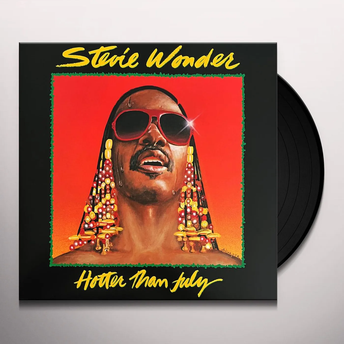Stevie Wonder HOTTER THAN JULY Vinyl Record