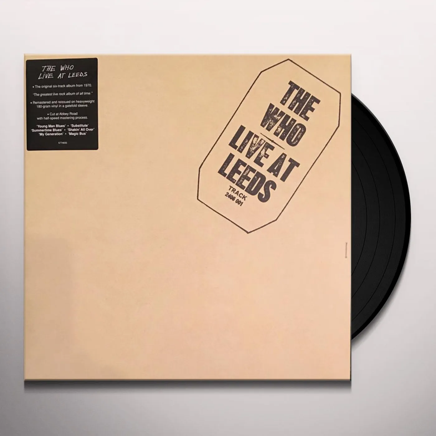 The Who LIVE AT LEEDS Vinyl Record