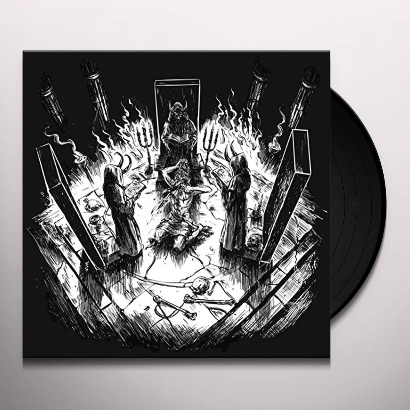 Blood Chalice SEPULCHRAL CHANTS OF SELF DESTRUCTION Vinyl Record