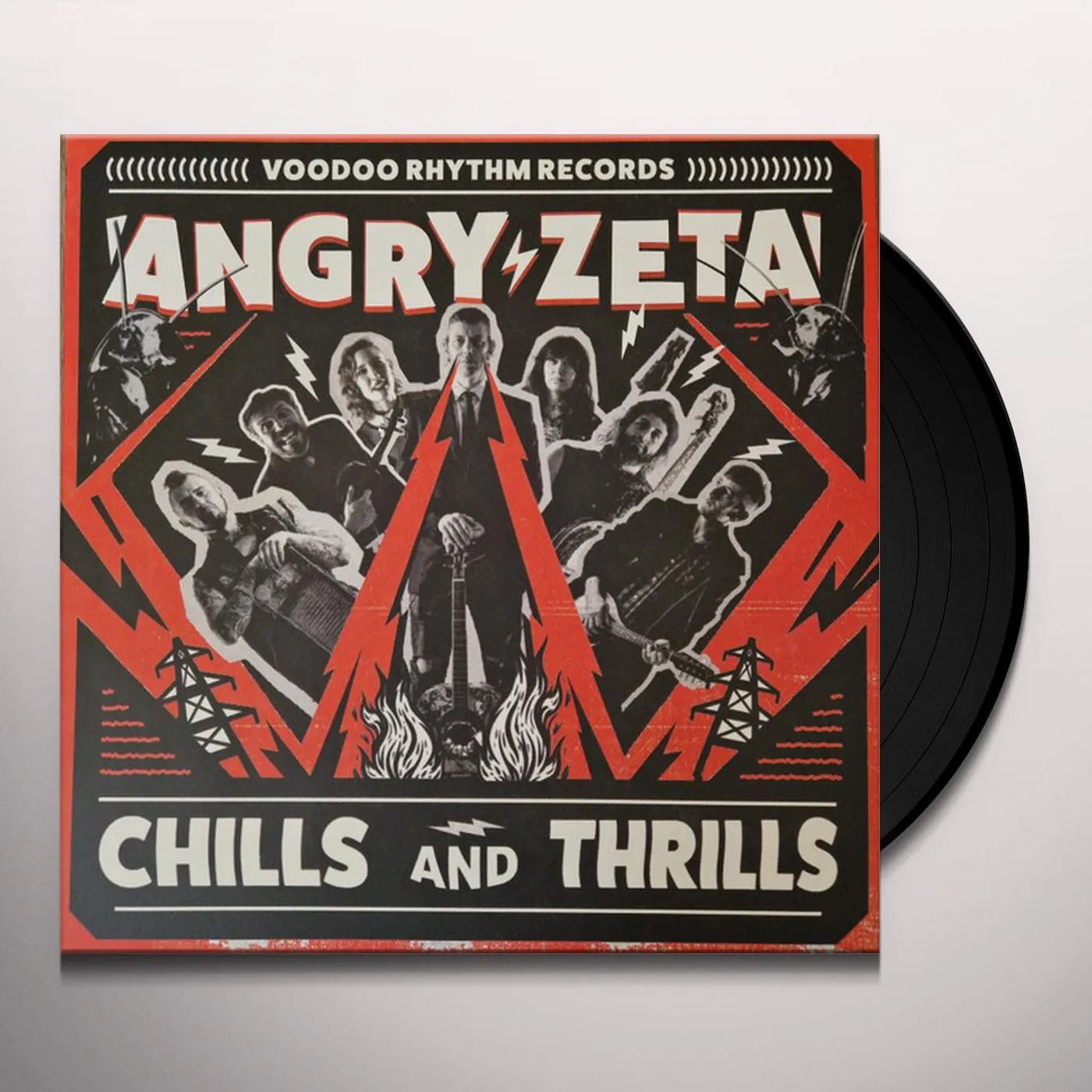 Angry Zeta Chills And Thrills Vinyl Record