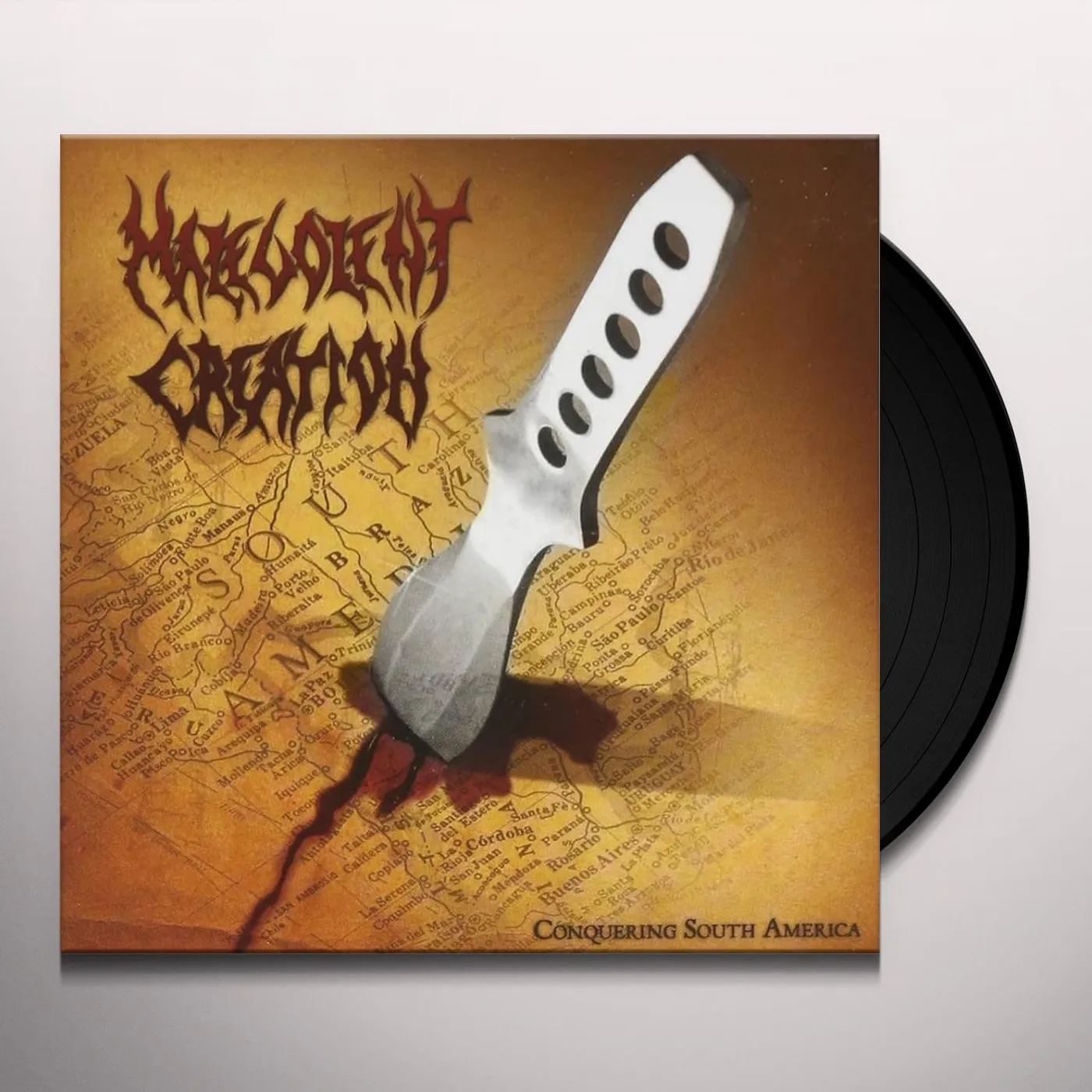 Malevolent Creation CONQUERING SOUTH AMERICA Vinyl Record