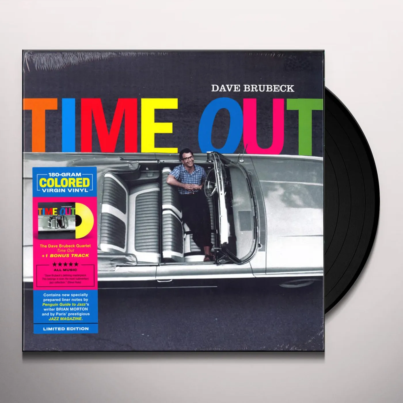 Dave Brubeck TIME OUT (180G/TRANSPARENT YELLOW VIRGIN VINYL) Vinyl Record