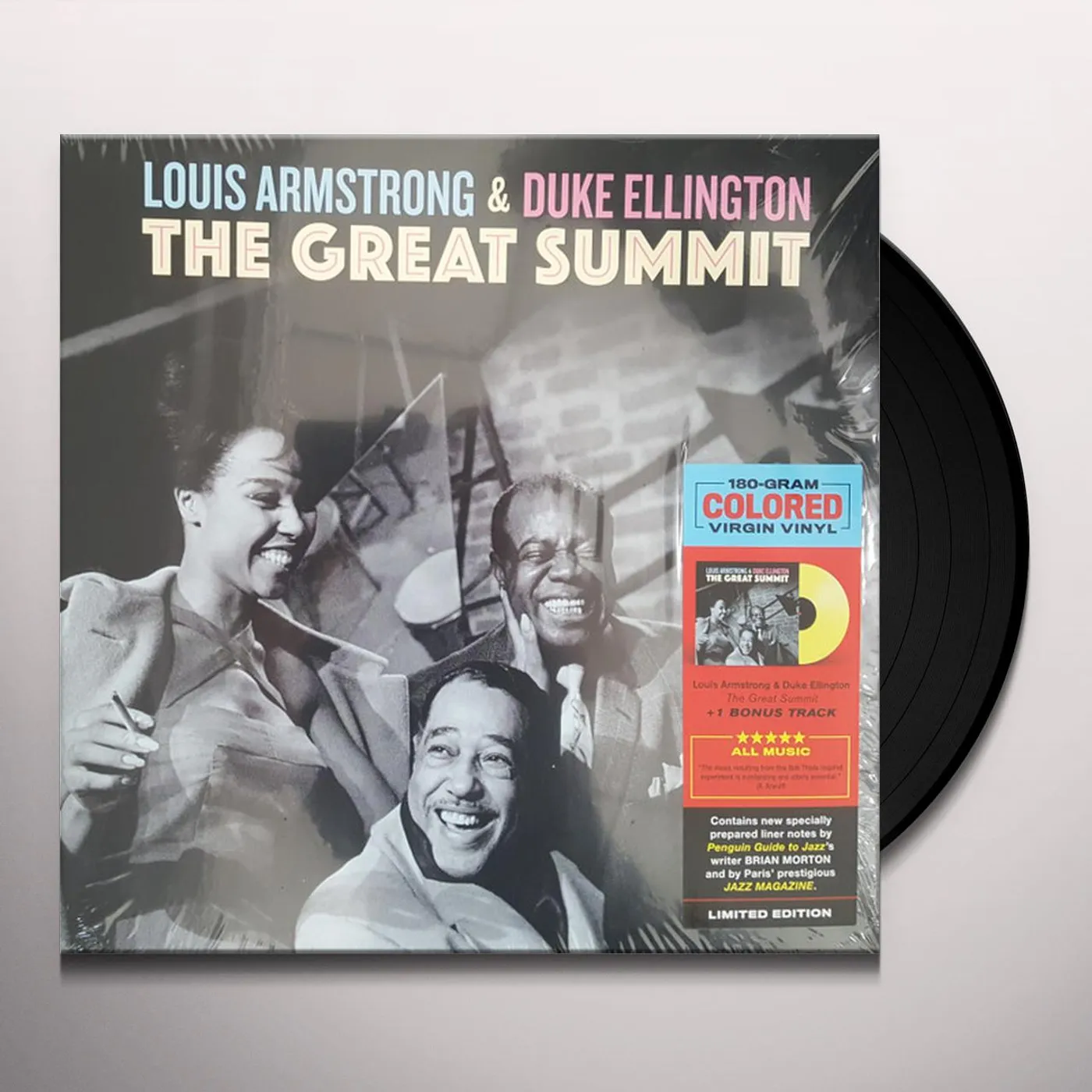 Louis Armstrong & Duke Ellington GREAT SUMMIT Vinyl Record