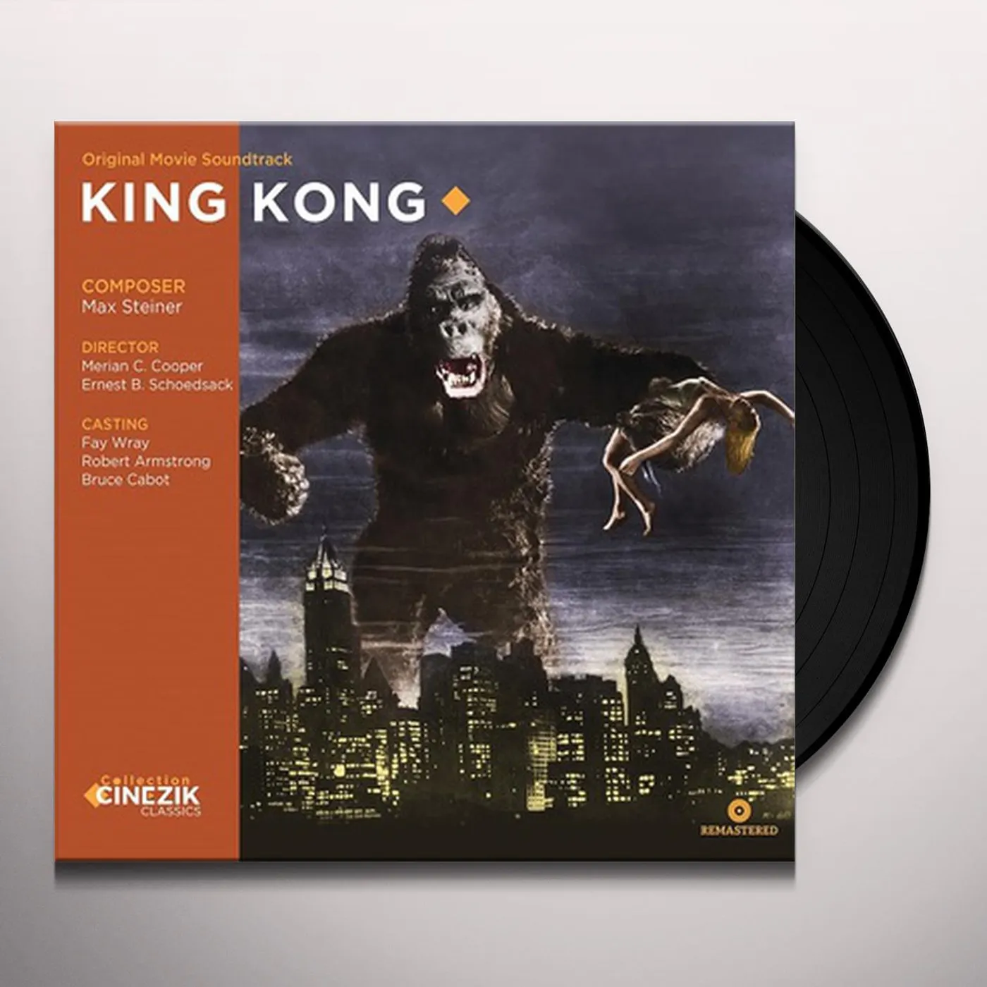 Max Steiner KING KONG / Original Soundtrack Vinyl Record