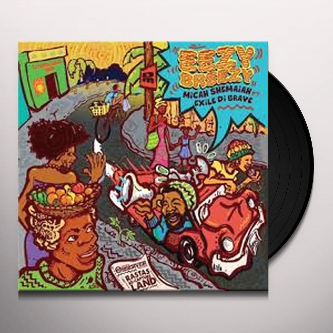 Micah Shemaiah EEZY BEEZY FEAT EXILE DE BRAVE Vinyl Record