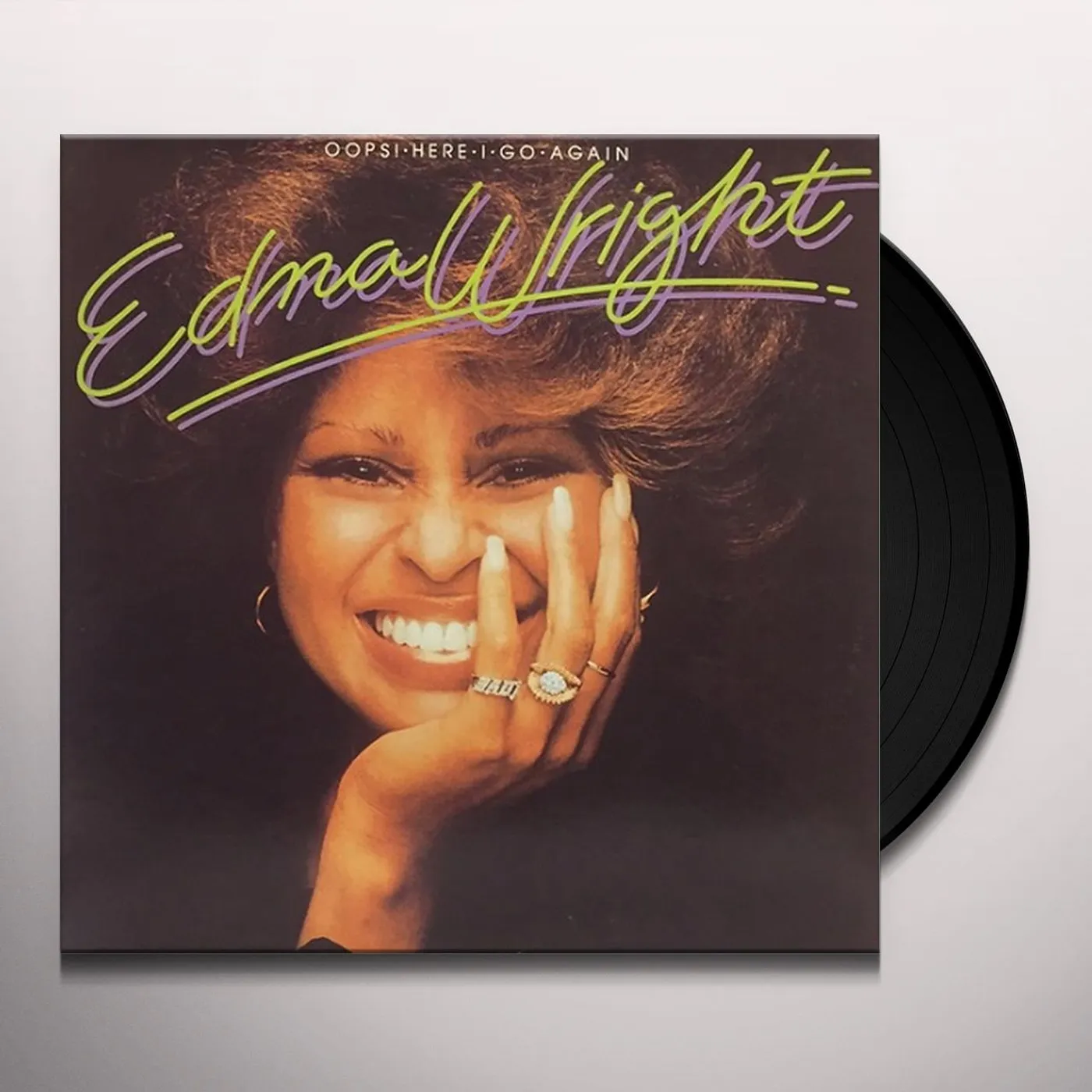 Edna Wright Oops! Here I Go Again Vinyl Record