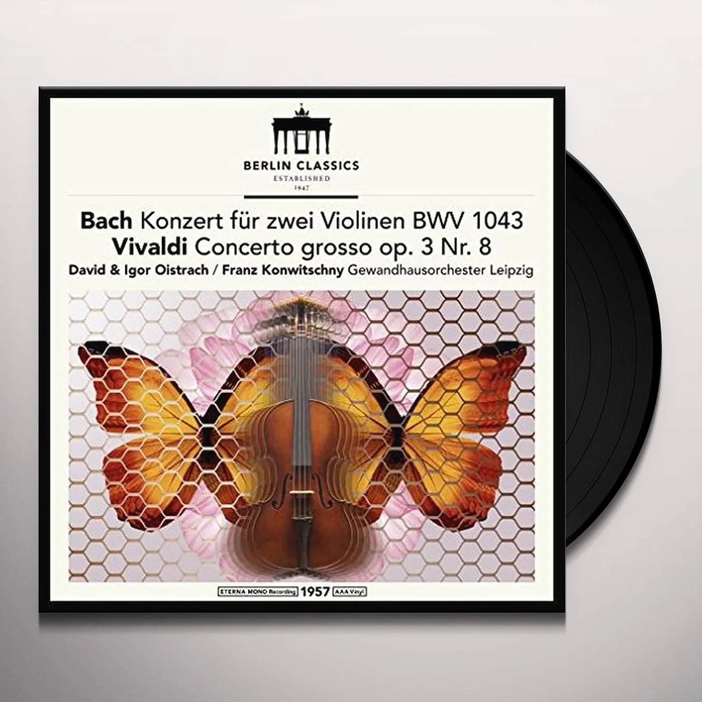 J.S. Bach & VIVALDI: VIOLIN CONCERTOS Vinyl Record