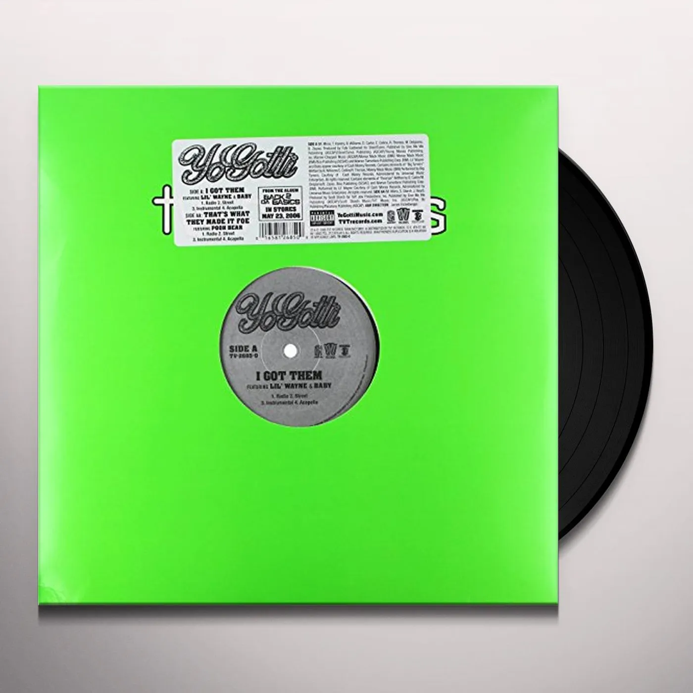 Yo Gotti I GOT THEM & THAT'S WHAT THEY MADE IT FOE Vinyl Record