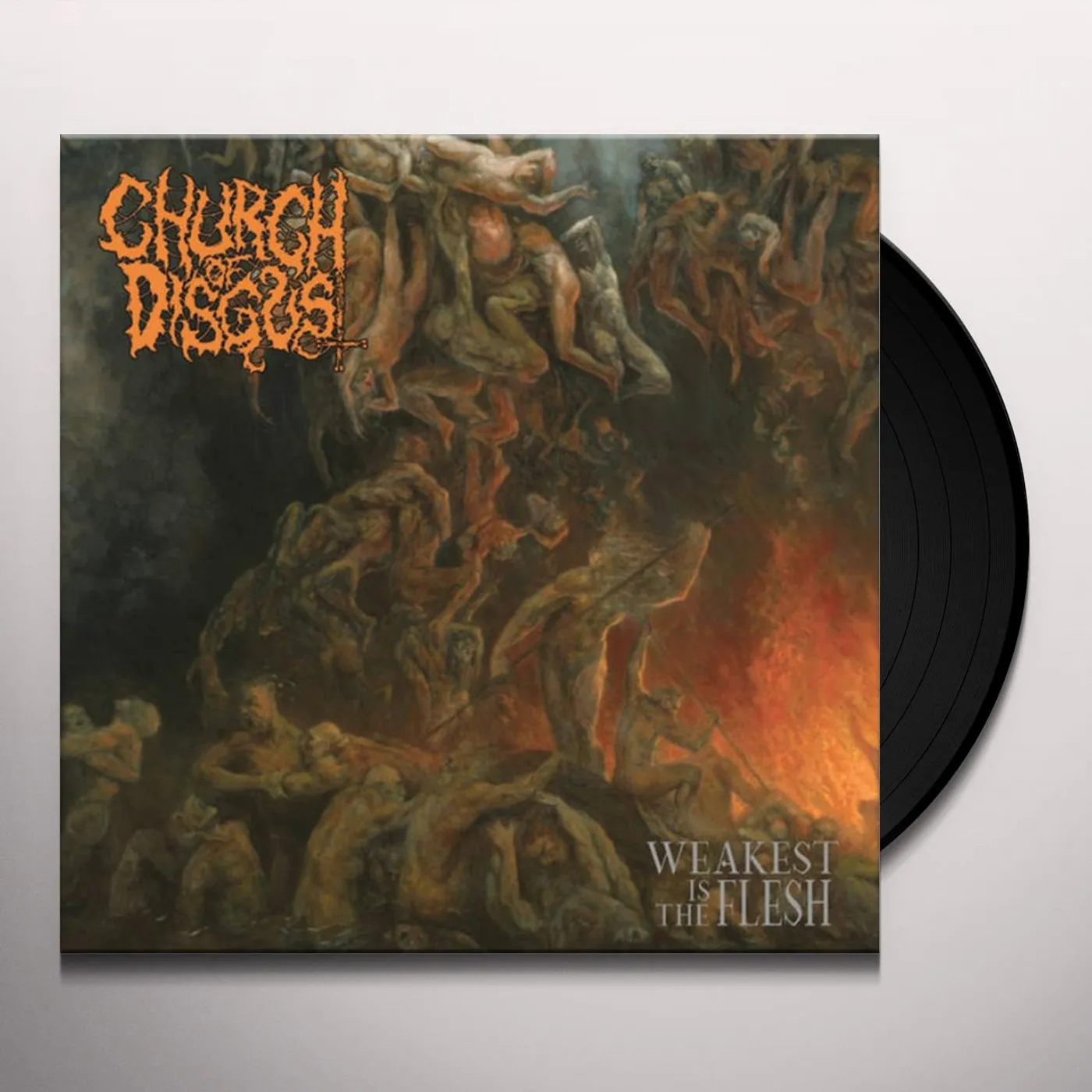 Church Of Disgust Weakest Is The Flesh Vinyl Record