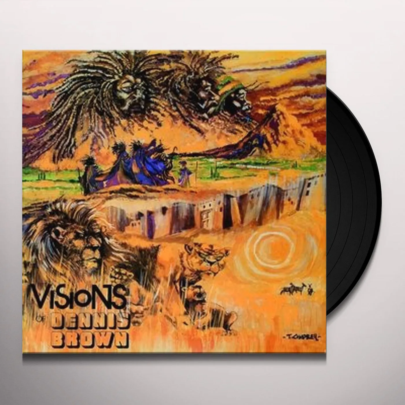VISION OF DENNIS BROWN Vinyl Record