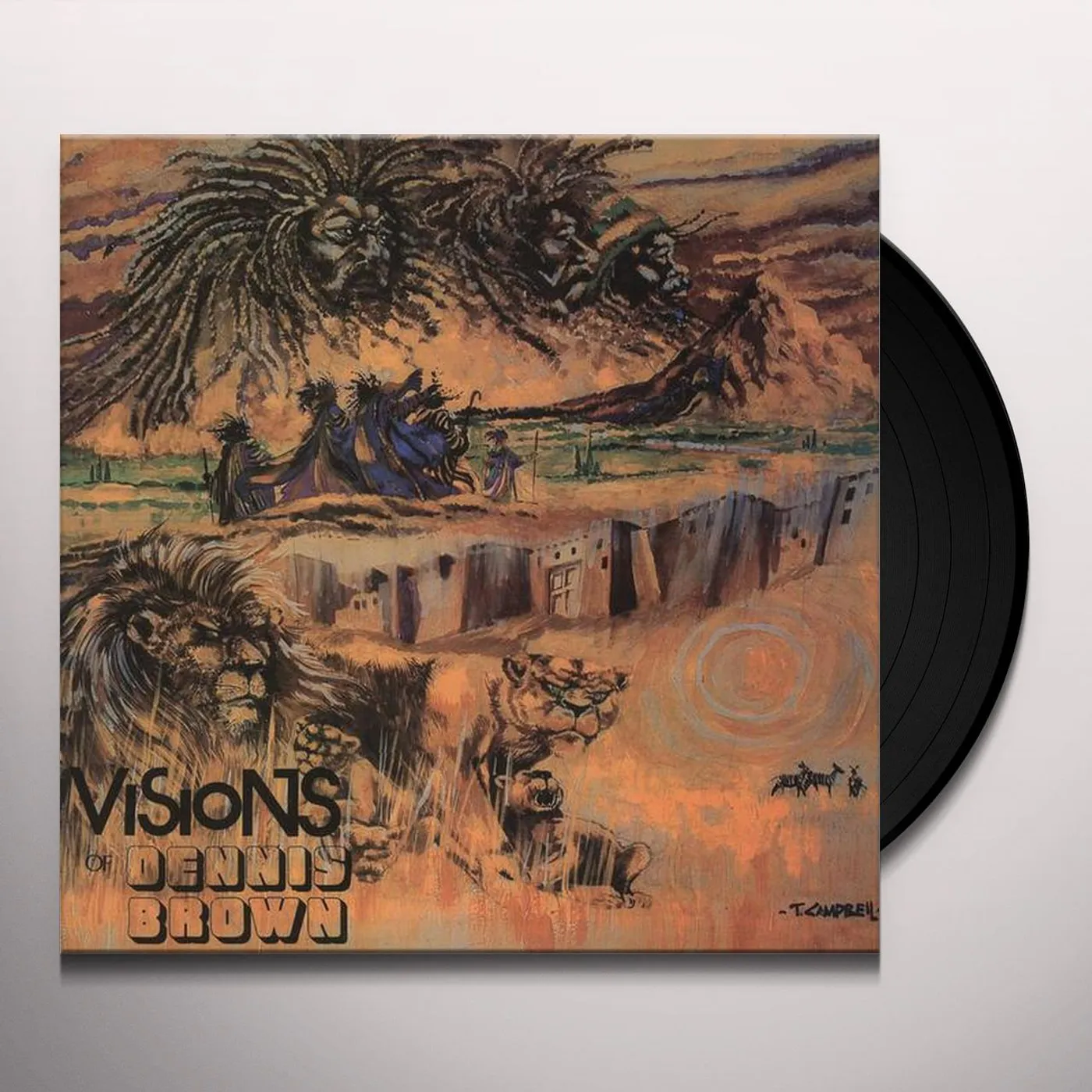 Dennis Brown VISIONS OF Vinyl Record
