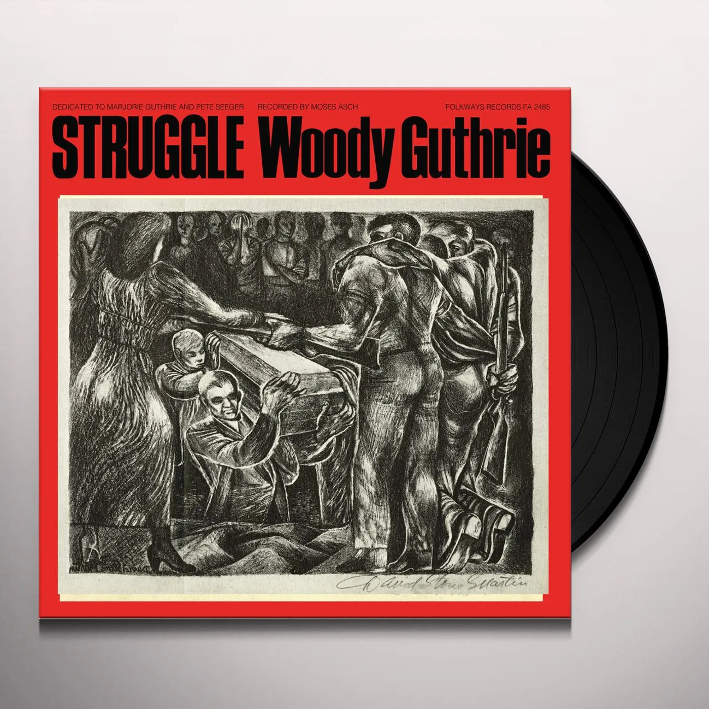 Woody Guthrie Struggle Vinyl Record