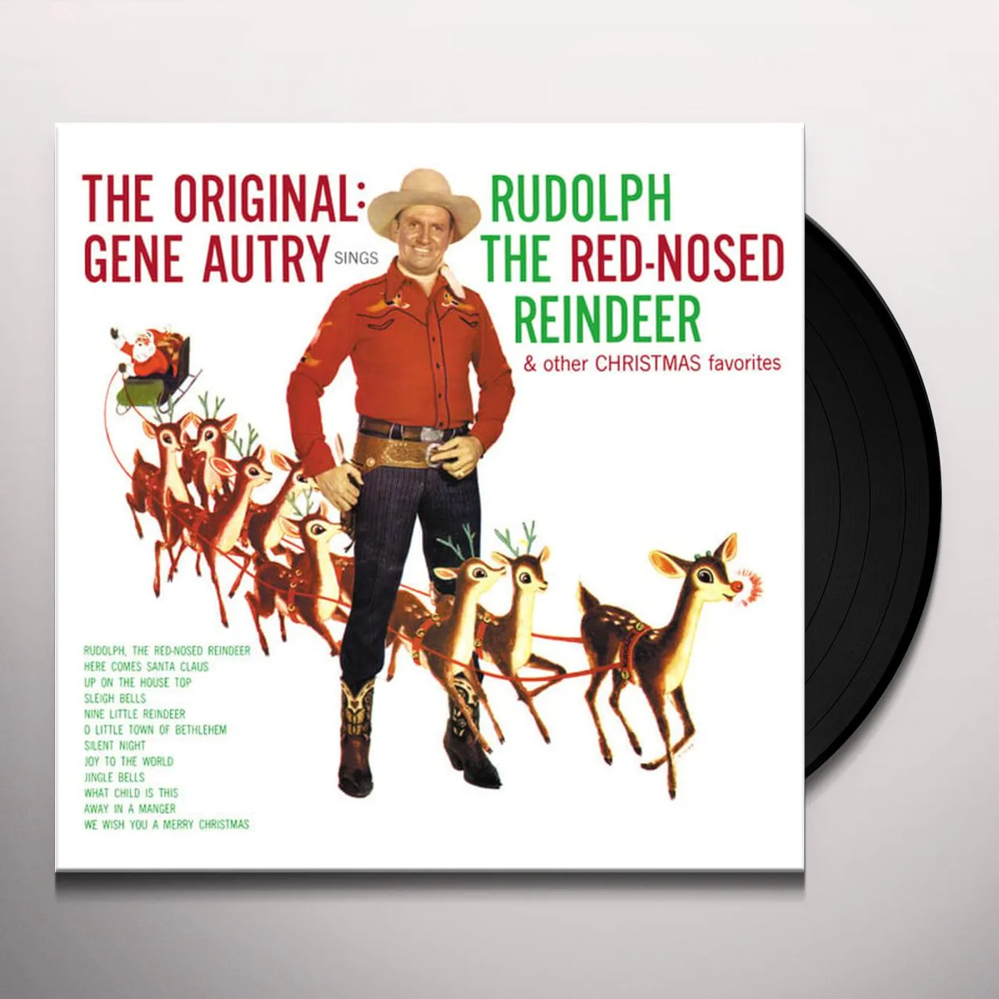 Gene Autry Rudolph The Red Nosed Reindeer Vinyl Record