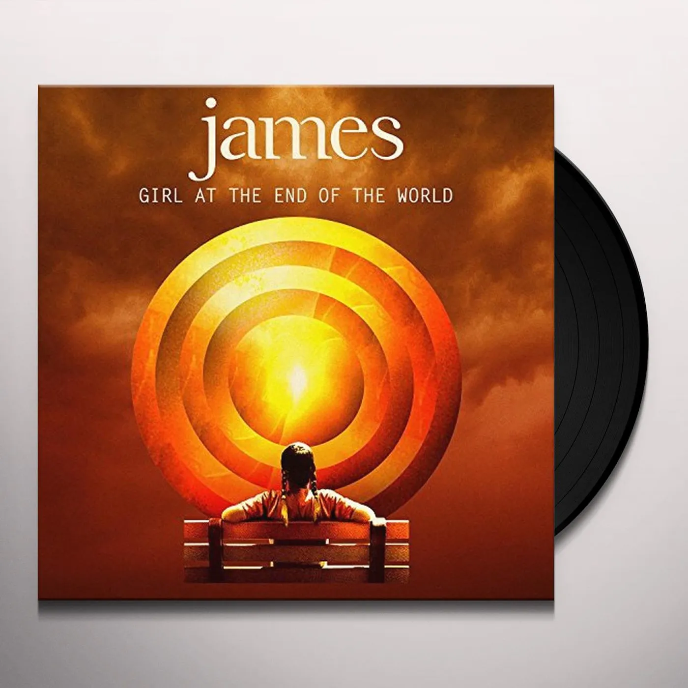 James GIRL AT THE END OF THE WORLD Vinyl Record - Limited Edition