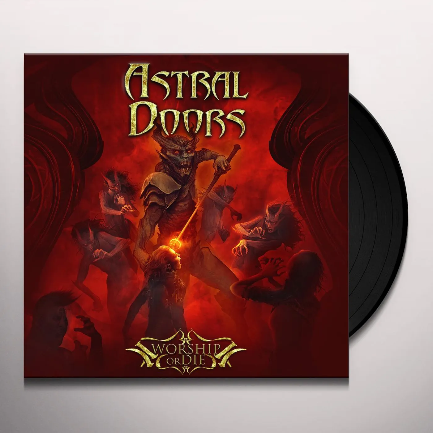 Astral Doors Worship Or Die Vinyl Record