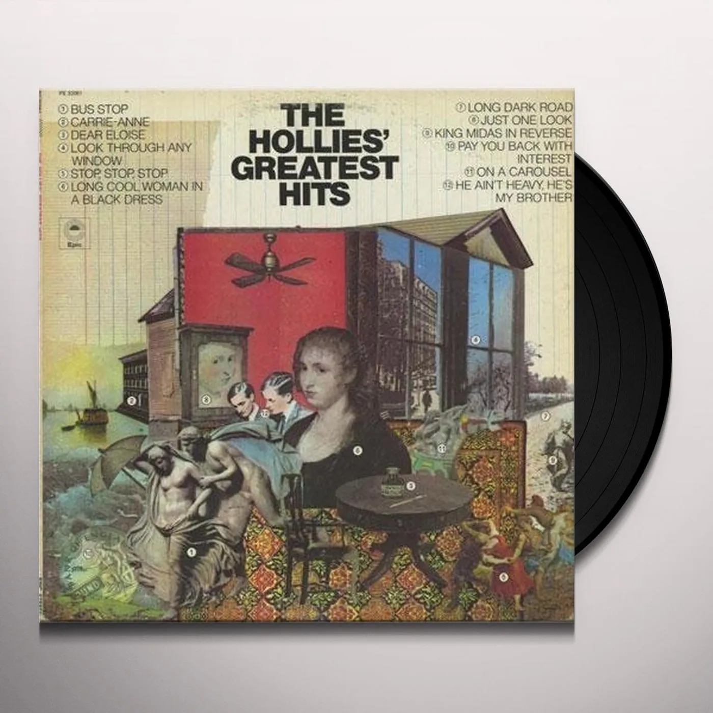 The Hollies' GREATEST HITS Vinyl Record