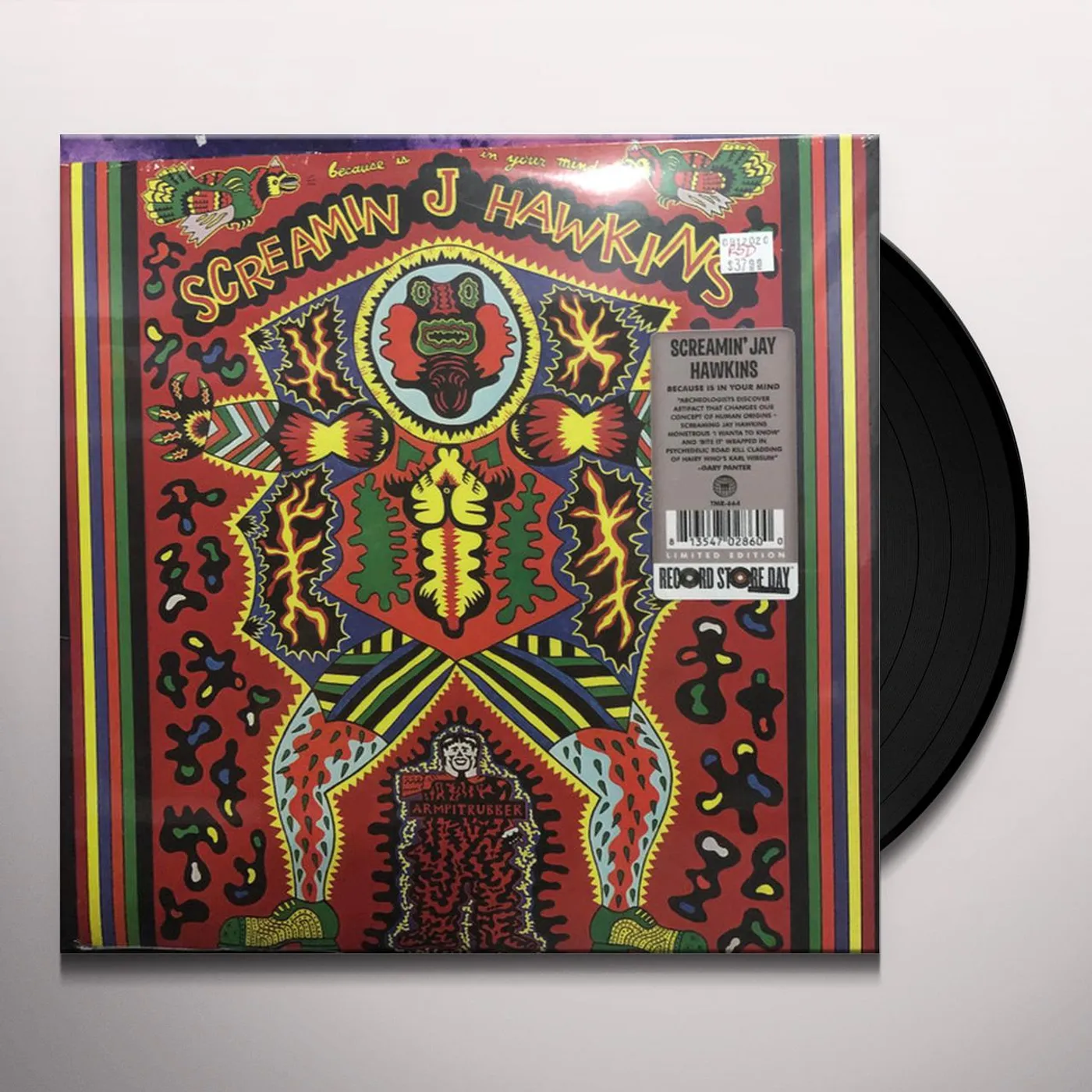 Screamin' Jay Hawkins Because Is In Your Mind Vinyl Record