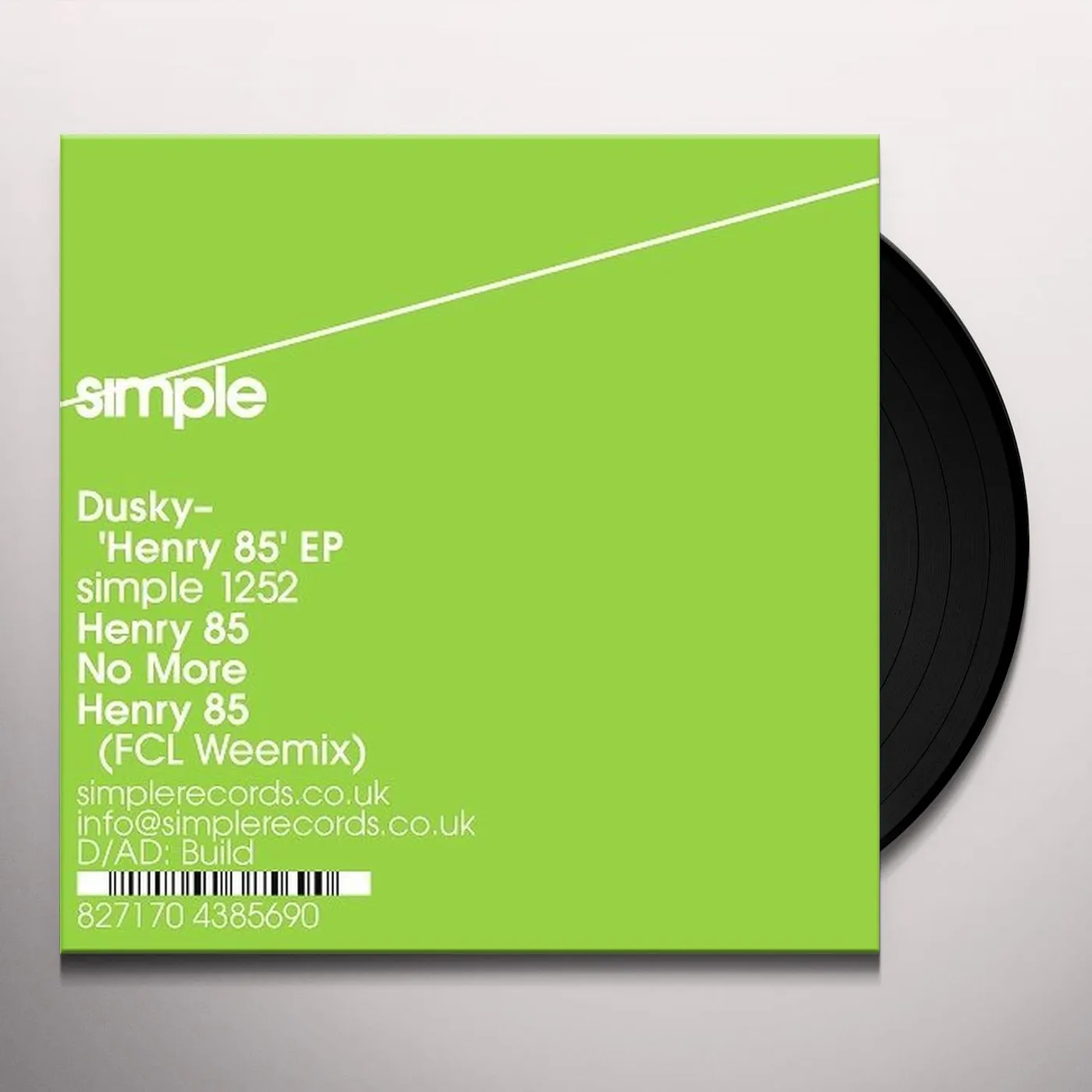 Dusky Henry 85 Vinyl Record