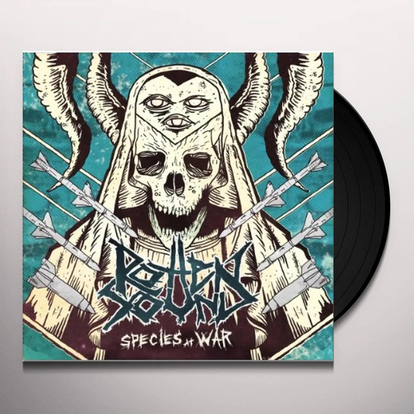 Rotten Sound SPECIES AT WAR (PIC DISC) Vinyl Record