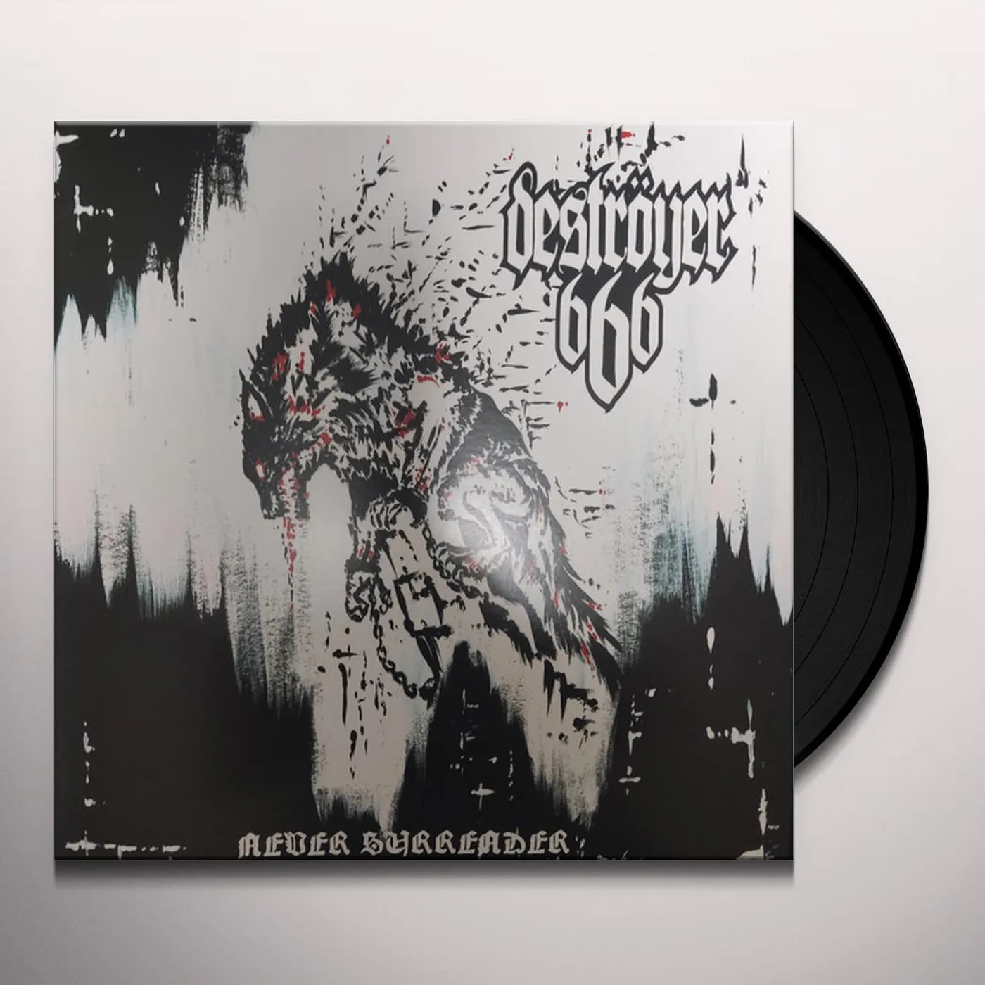 Deströyer 666 NEVER SURRENDER Vinyl Record