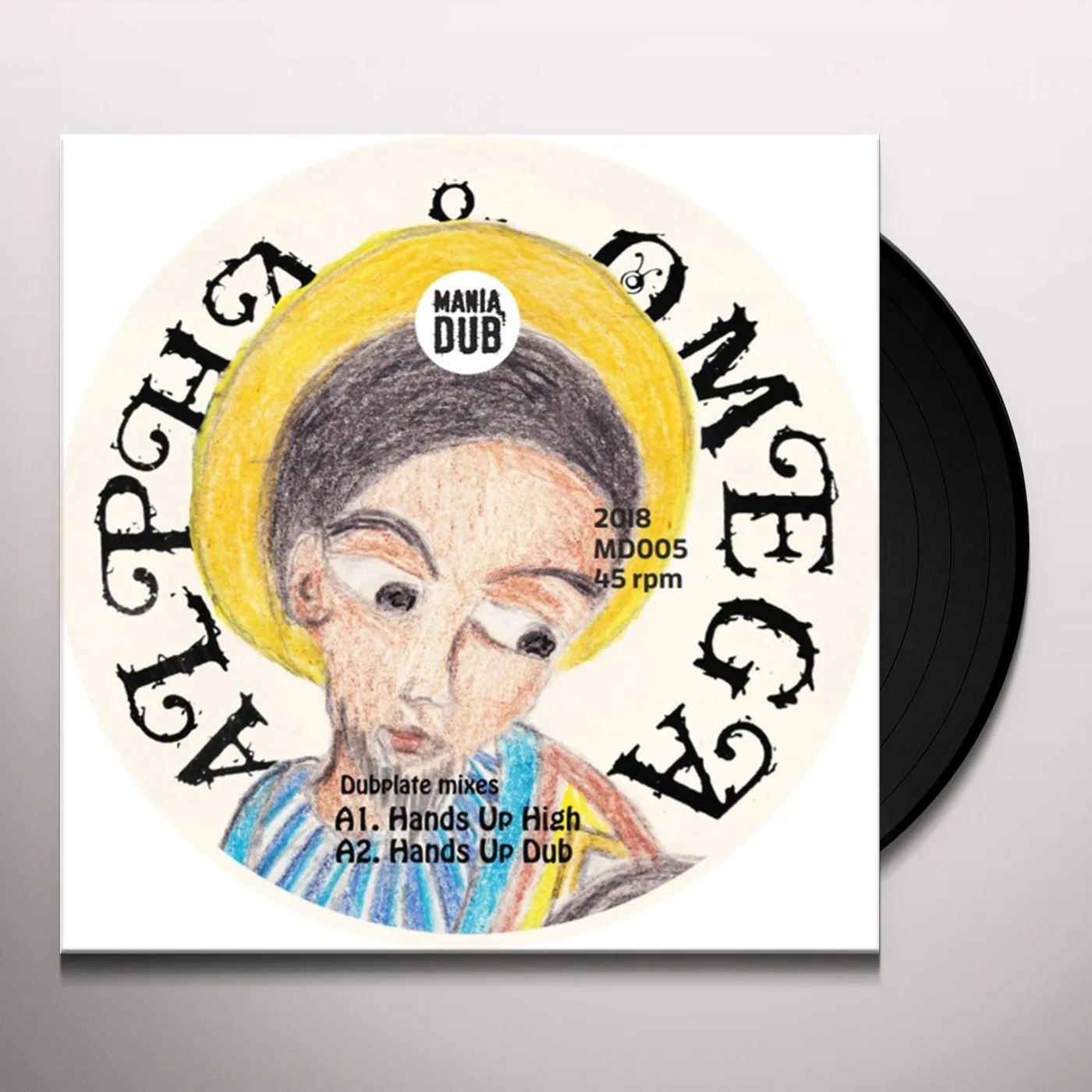 Alpha & Omega HANDS UP HIGH / ROOTICAL DUB Vinyl Record