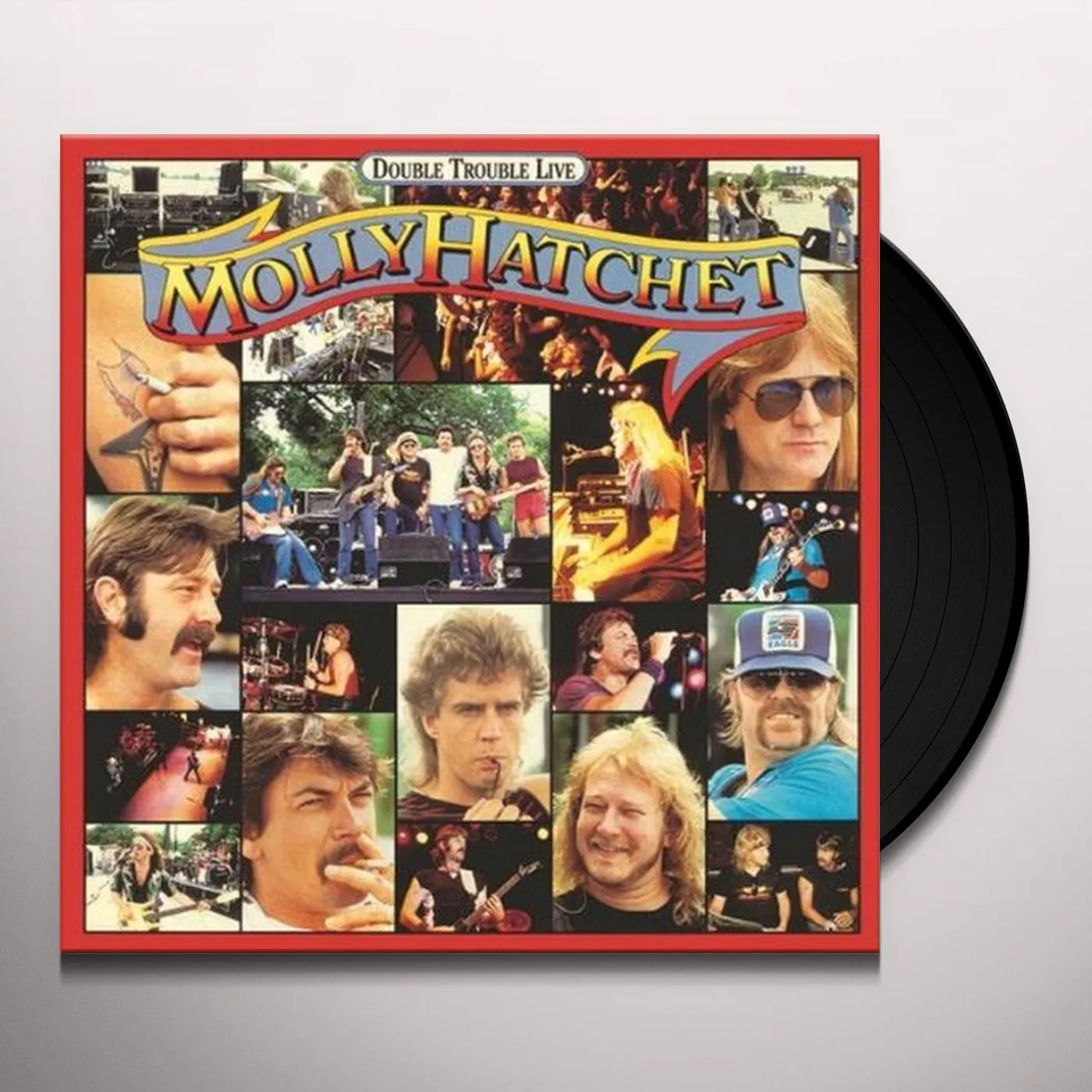 Molly Hatchet DOUBLE TROUBLE Vinyl Record