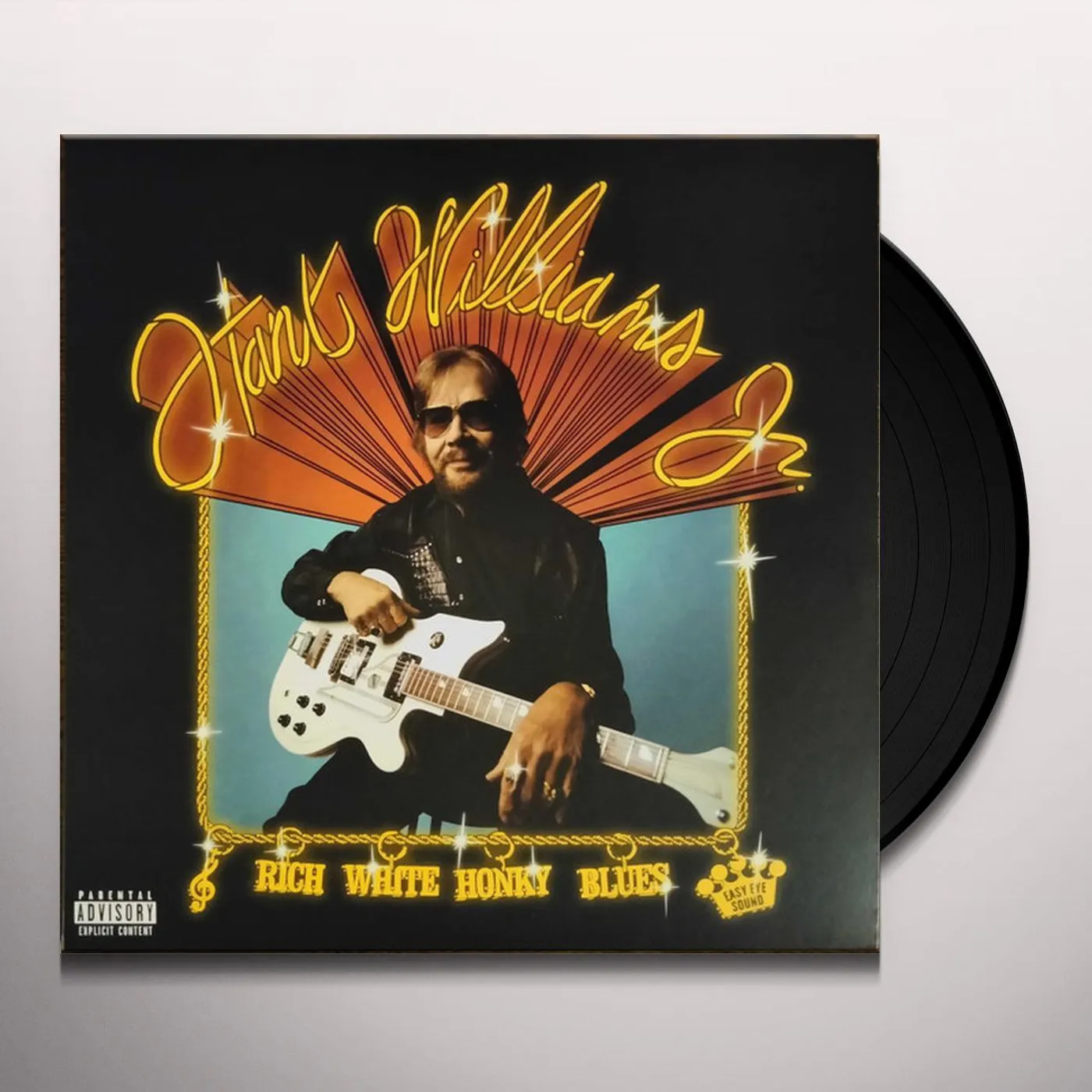 Hank Williams, Jr. Rich White Honky Blues Vinyl Record