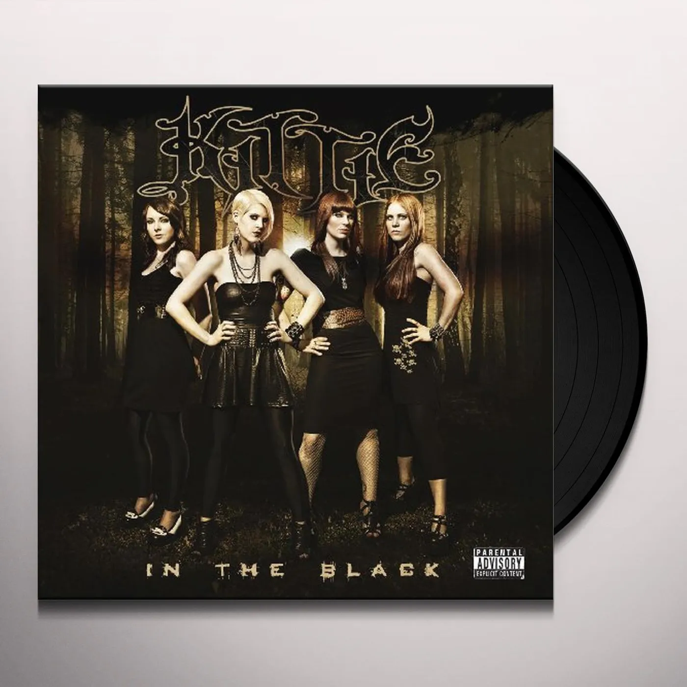 Kittie In The Black Vinyl Record