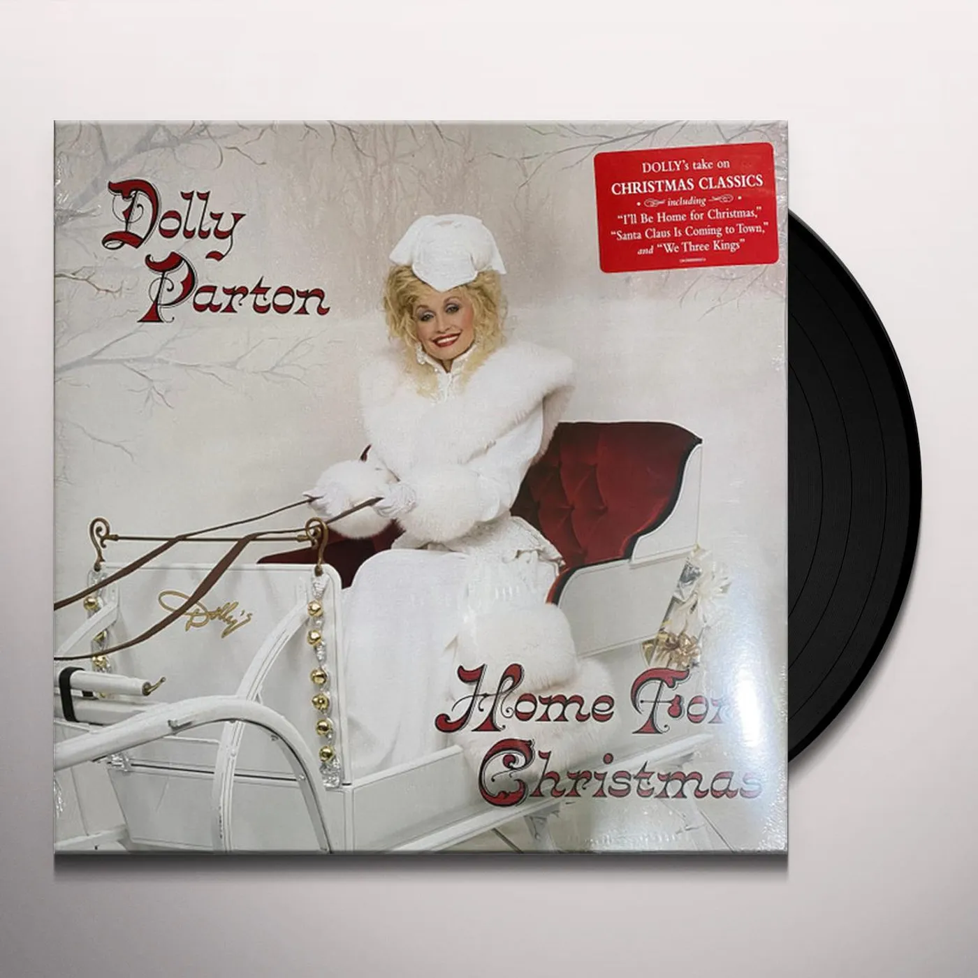 Dolly Parton HOME FOR CHRISTMAS (140G) Vinyl Record