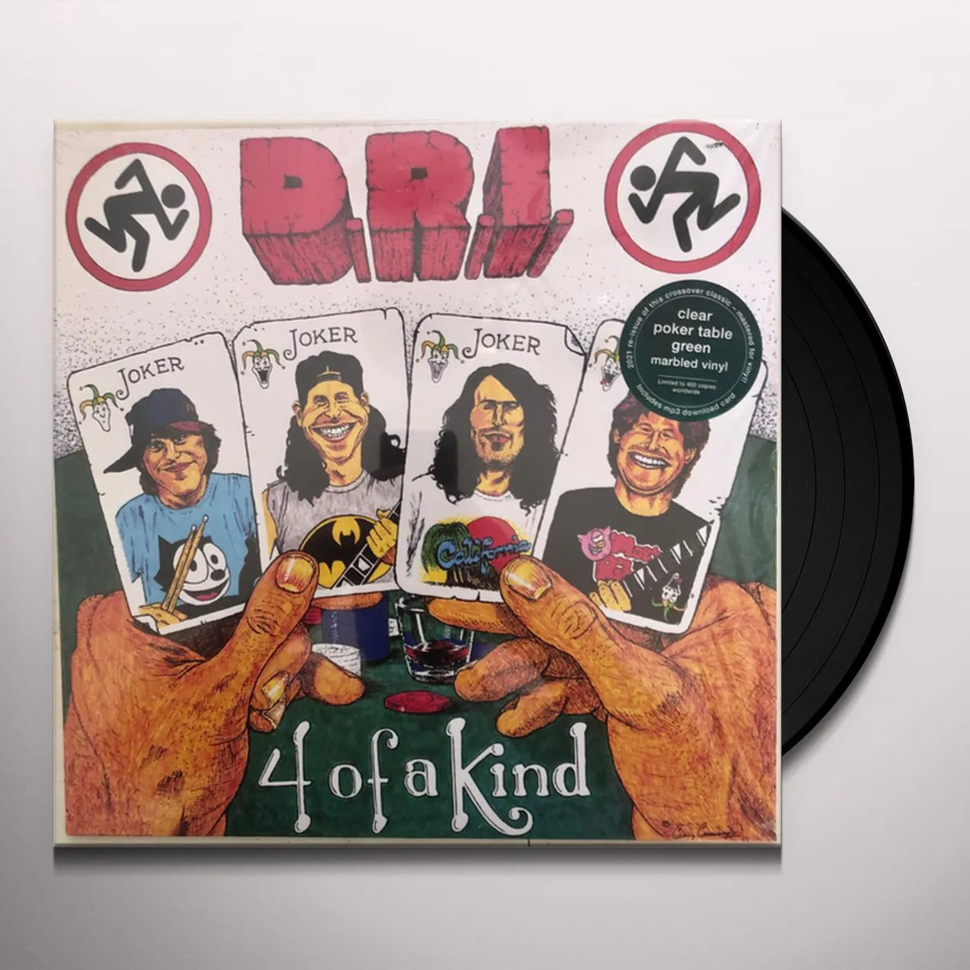D.R.I. FOUR OF A KIND (MARBLED VINYL) Vinyl Record