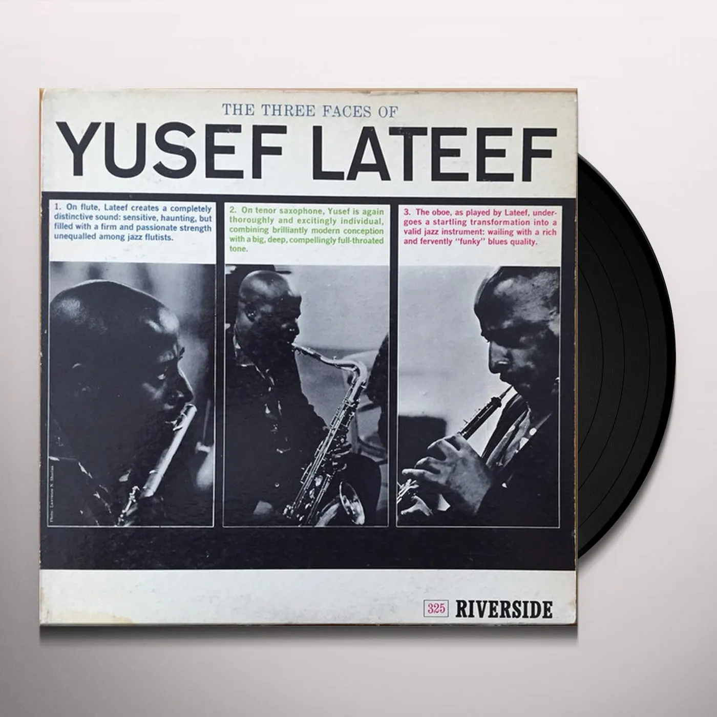 THREE FACES OF YUSEF LATEEF Vinyl Record