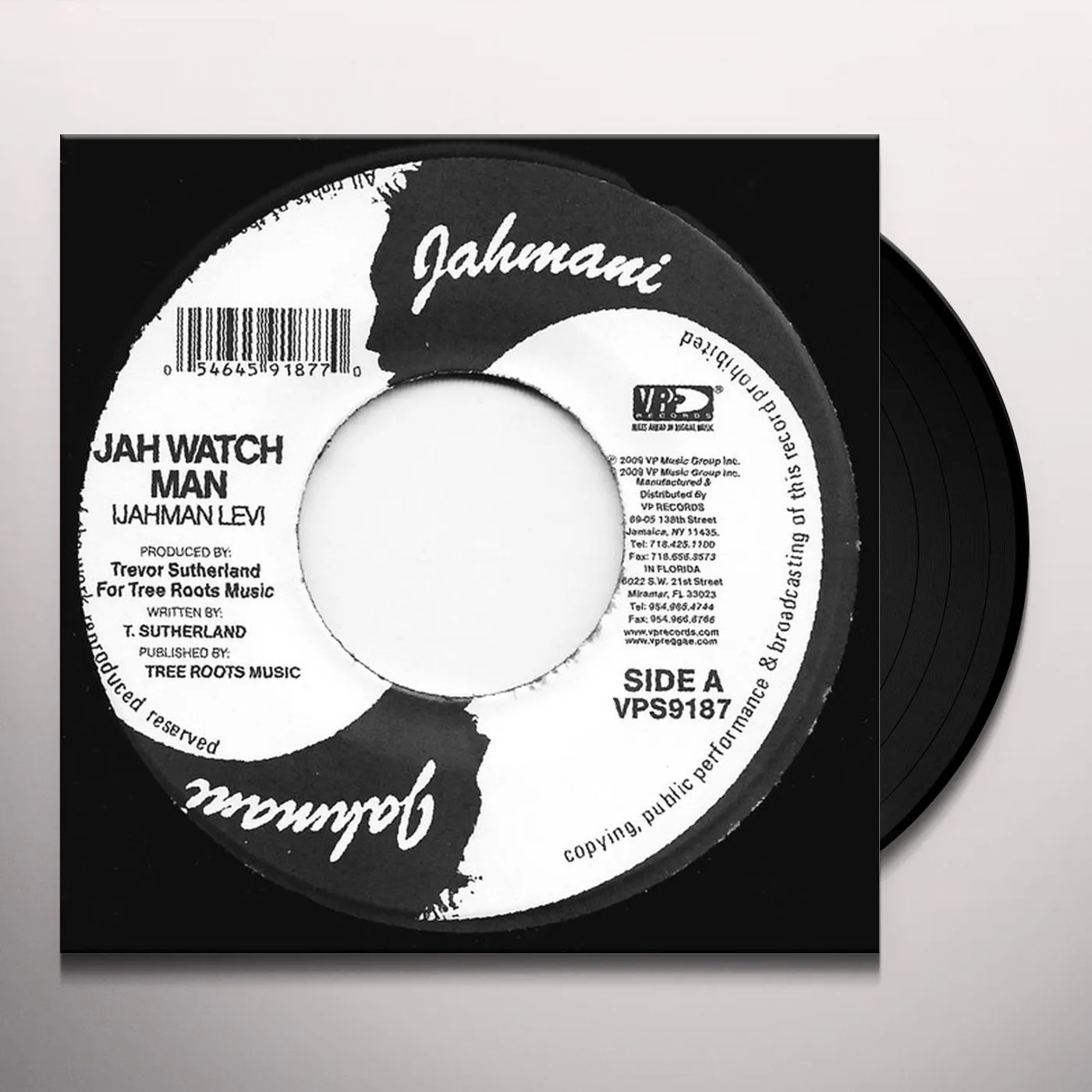 Ijahman Levi JAH WATCH MAN Vinyl Record