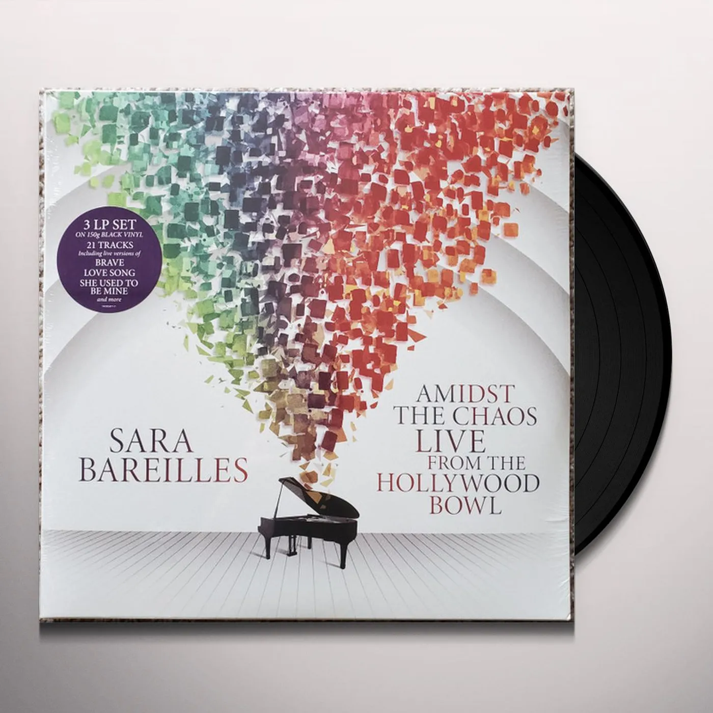 Sara Bareilles AMIDST THE CHAOS: LIVE FROM THE HOLLYWOOD BOWL (3LP/150G) Vinyl Record