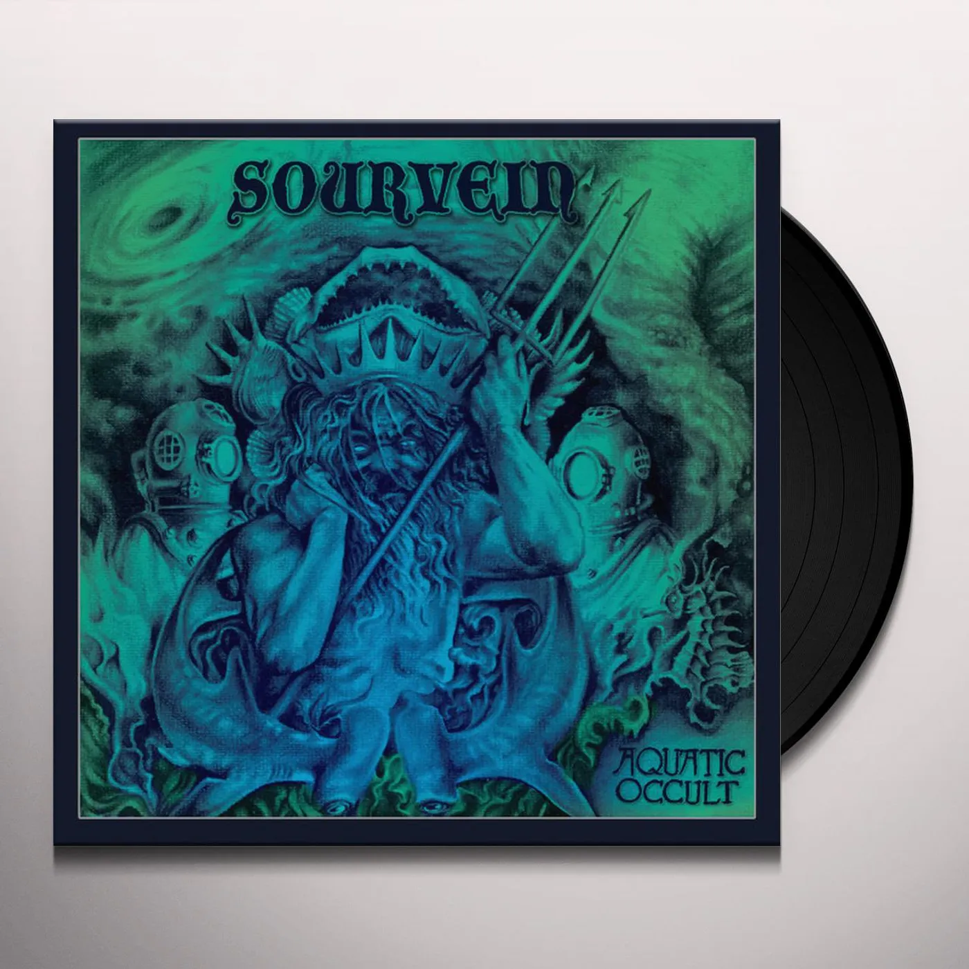 Sourvein AQUATIC OCCULT (LIMITED CLEAR BLUE VINYL) Vinyl Record