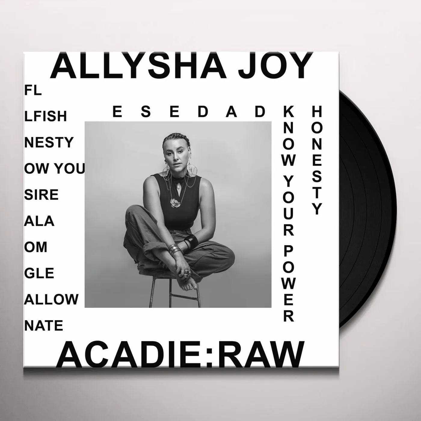 Allysha Joy Acadie : Raw Vinyl Record