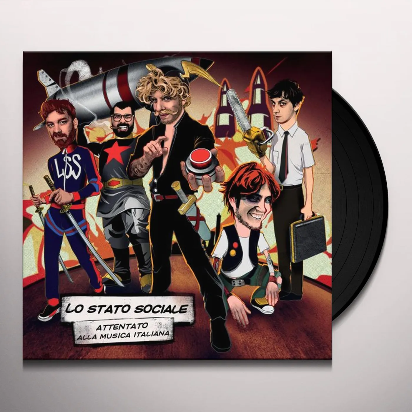 Lo Stato Sociale Attentato alla musica italiana Vinyl Record