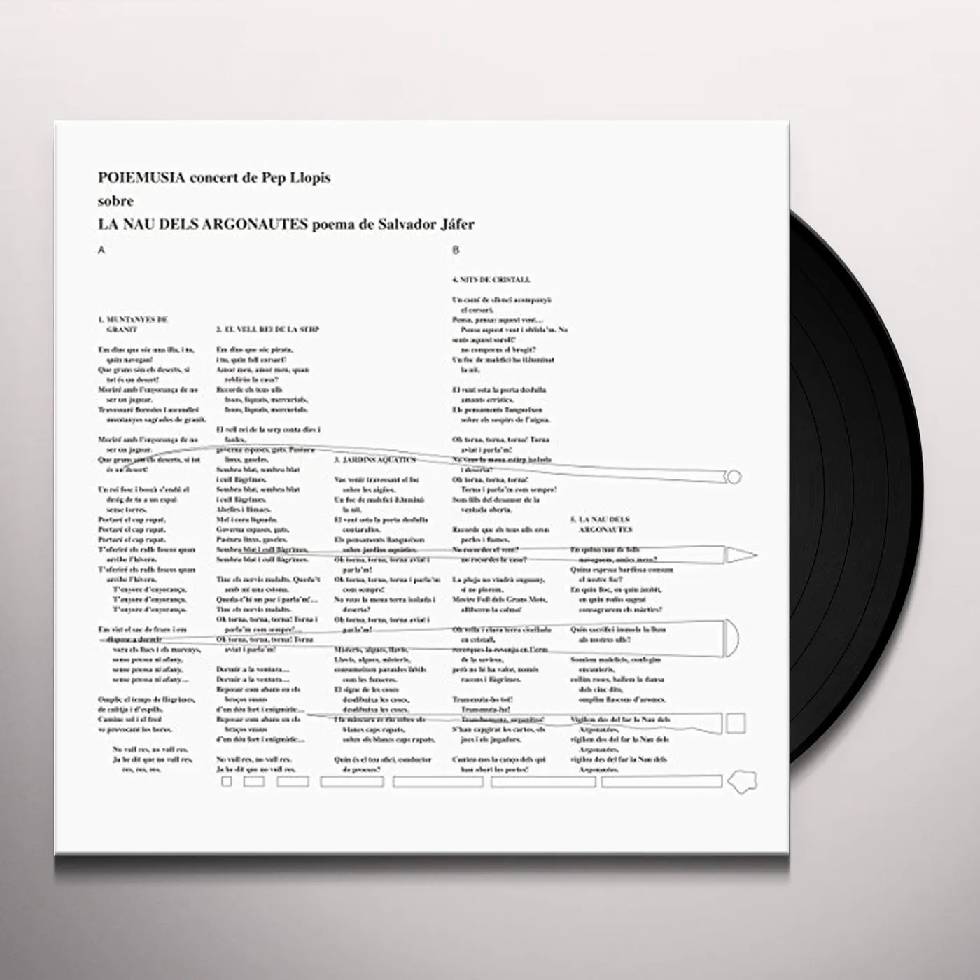 Pep Llopis Poiemusia La Nau Dels Argonautes Vinyl Record