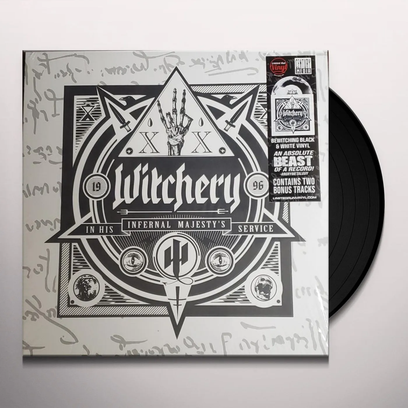 Witchery IN HIS INFERNAL MAJESTY'S SERVICE Vinyl Record