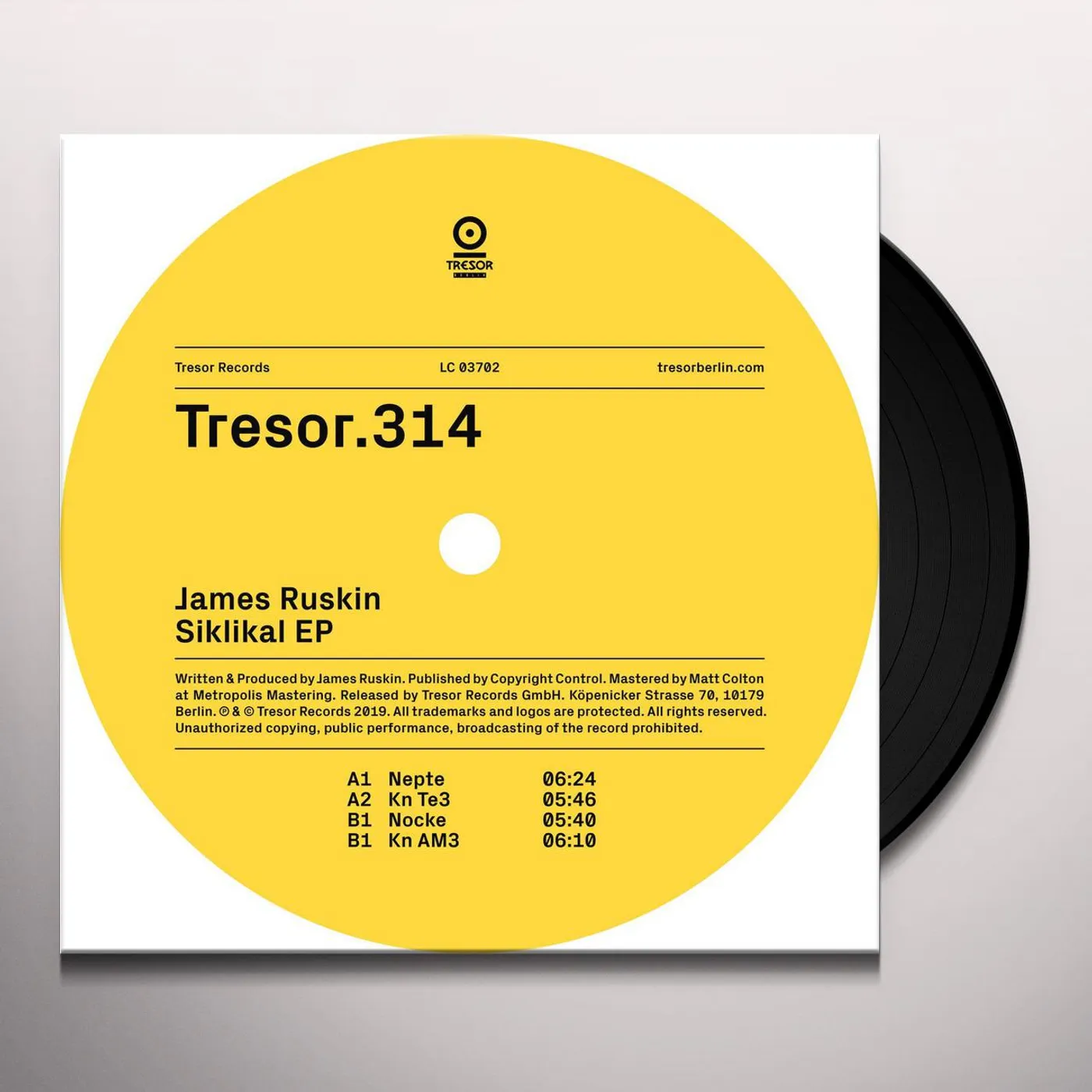 James Ruskin Siklikal EP Vinyl Record