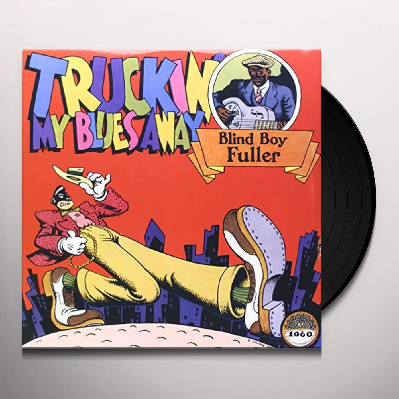 Blind Boy Fuller Truckin' My Blues Away Vinyl Record