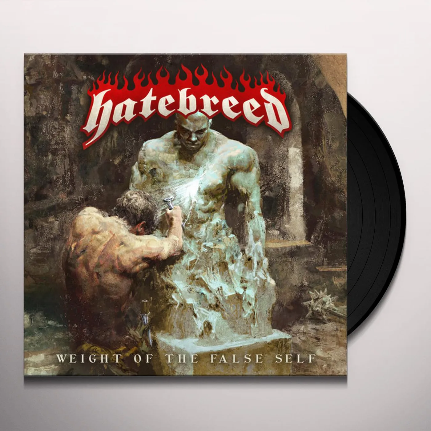 Hatebreed WEIGHT OF THE FALSE SELF (BONE BROWN SWIRL) Vinyl Record