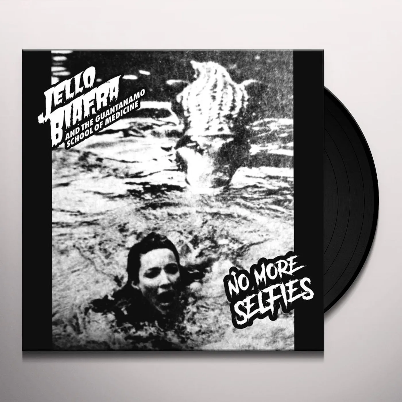 Jello Biafra & The Guantanamo School Of Medicine NO MORE SELFIES / GHOST OF VINCE LOMBARDI Vinyl Record